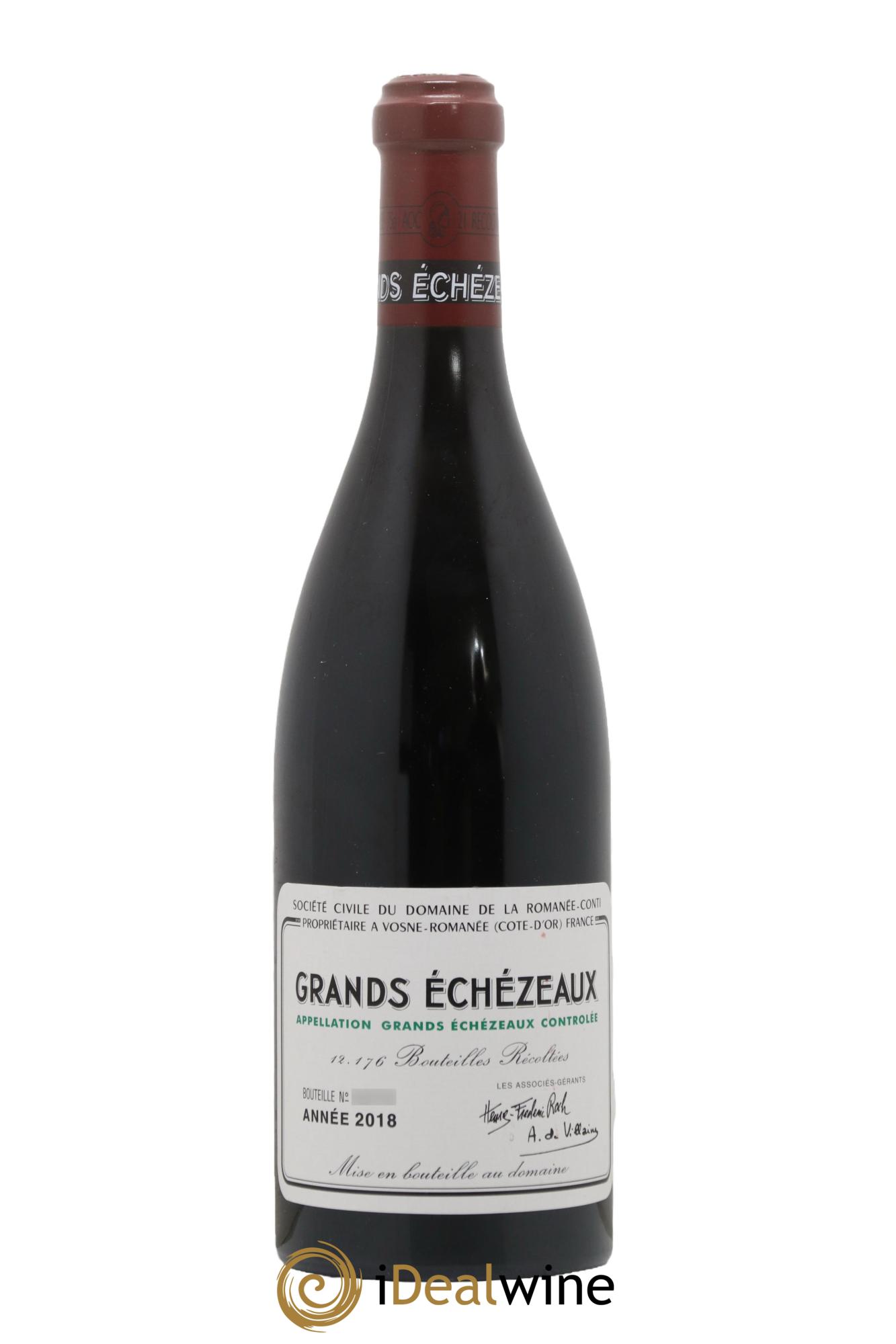 Grands-Echezeaux Grand Cru Domaine de la Romanée-Conti 2018 - Posten von 1 Flasche - 0