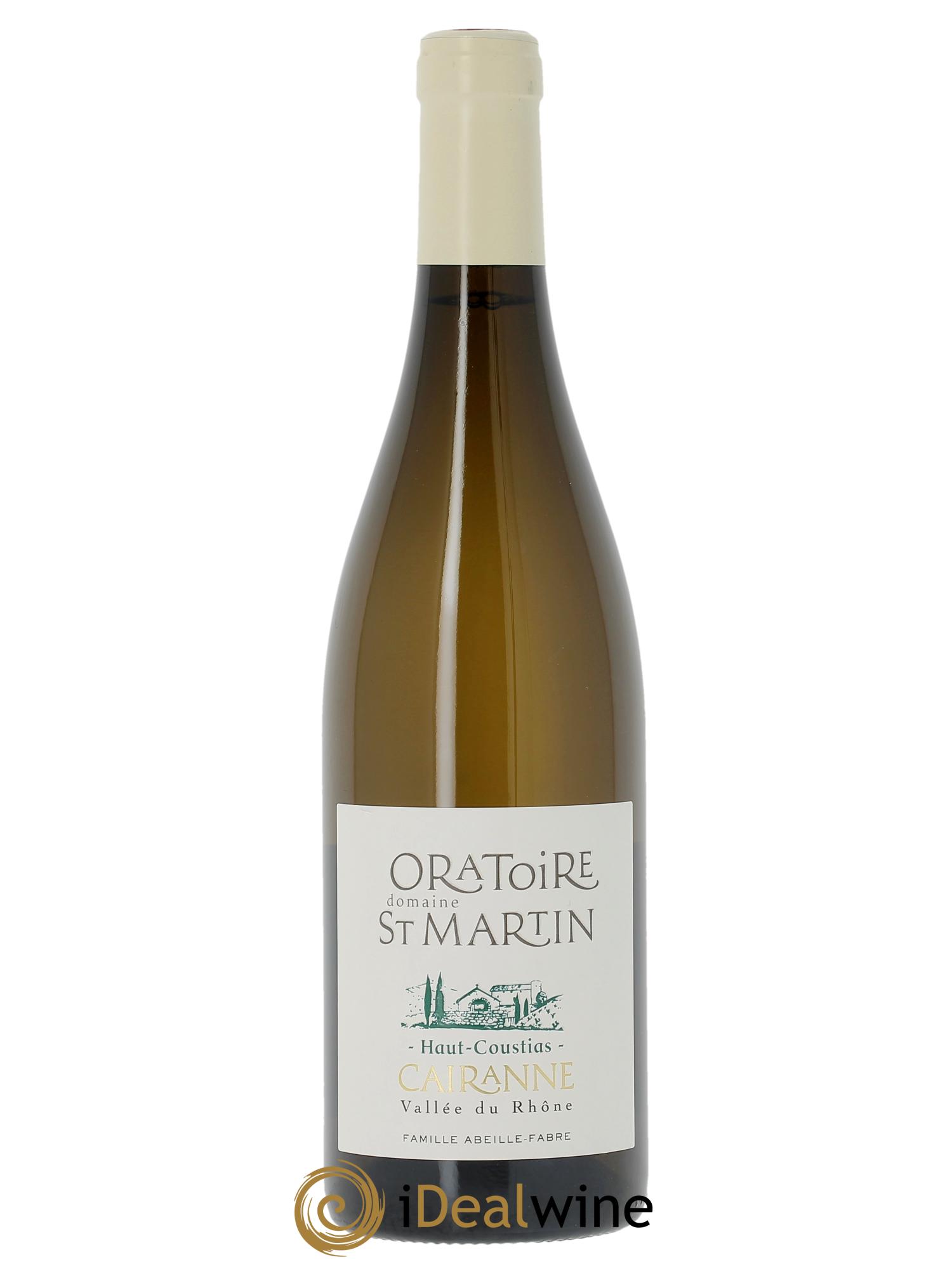 Cairanne Haut-Coustias Oratoire Saint-Martin - Frédéric et François Alary  2021 - Lot of 1 bottle - 0