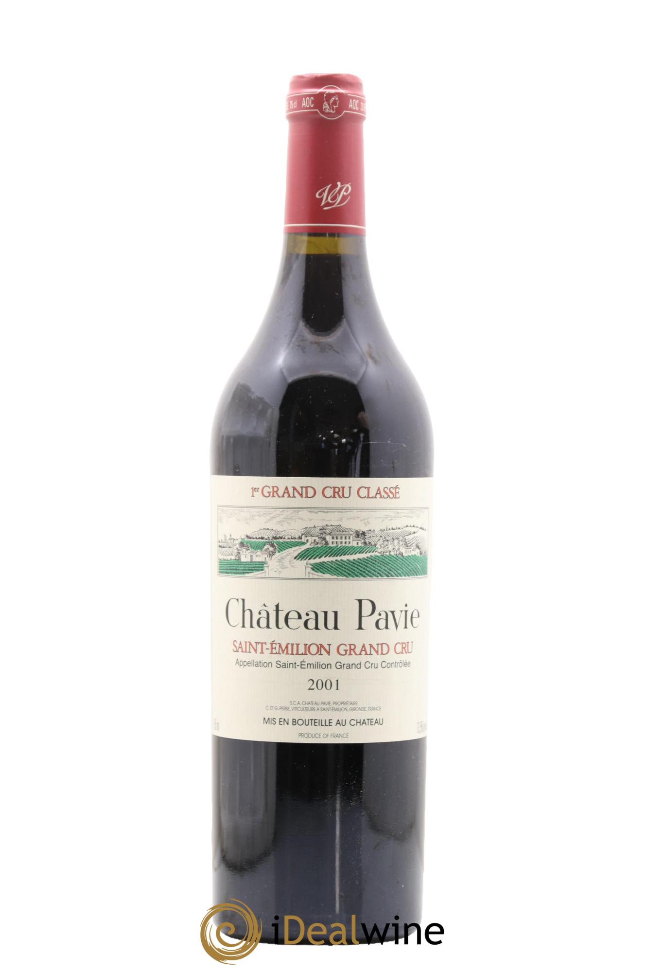 Château Pavie 1er Grand Cru Classé A 2001 - Lotto di 1 bottiglia - 0