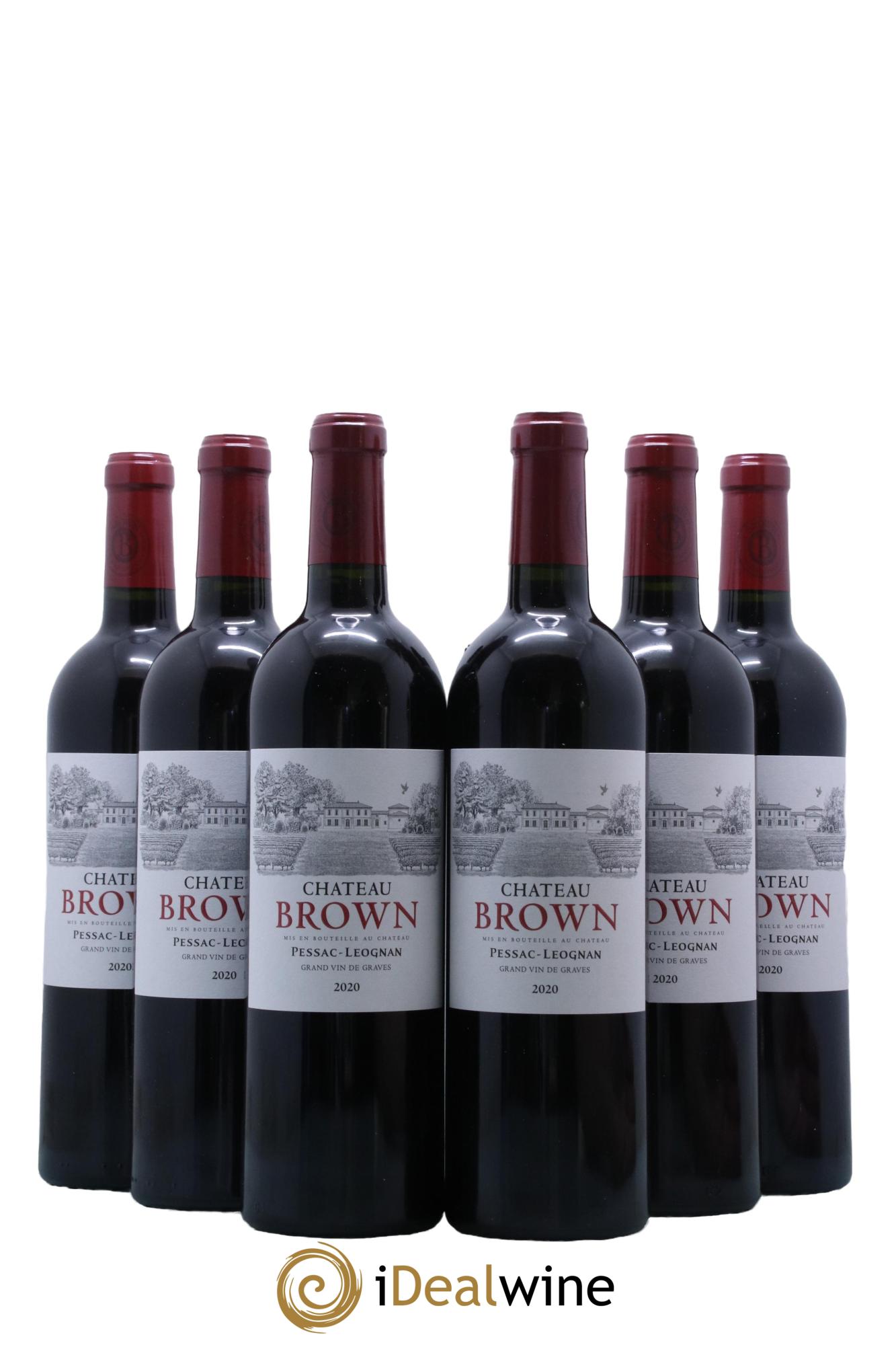 Château Brown 2020 - Lot of 6 bottles - 0