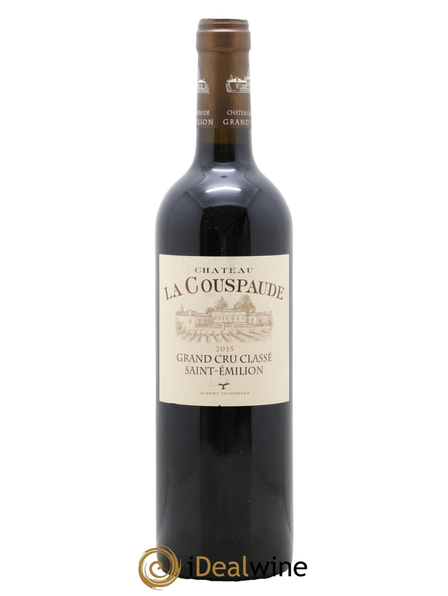 Château la Couspaude Grand Cru Classé  2015 - Lot de 1 bouteille - 0