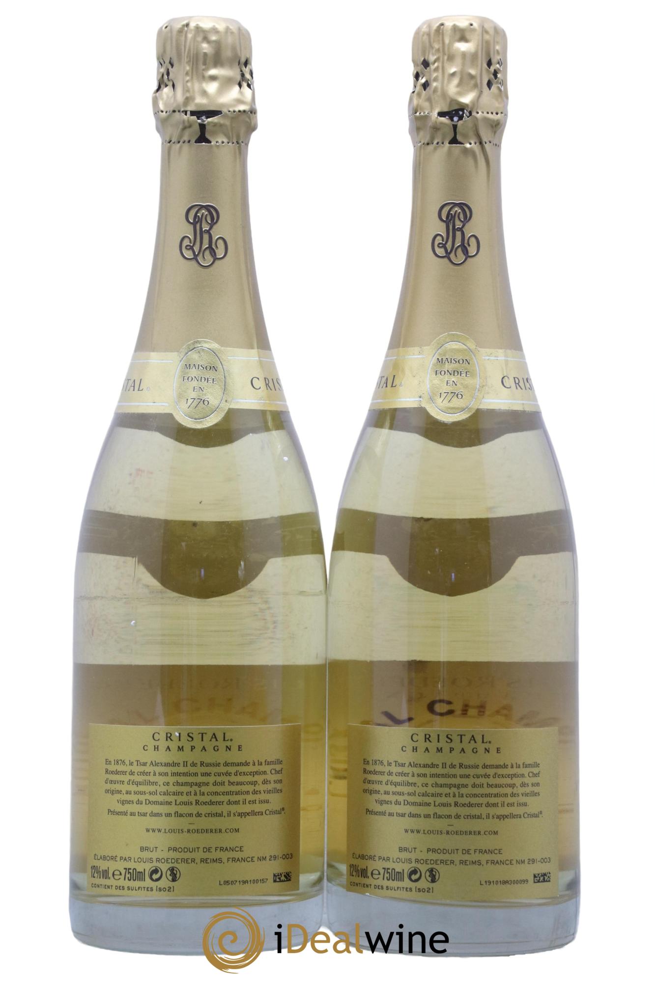 Cristal Louis Roederer 2008 - Posten von 2 Flaschen - 1