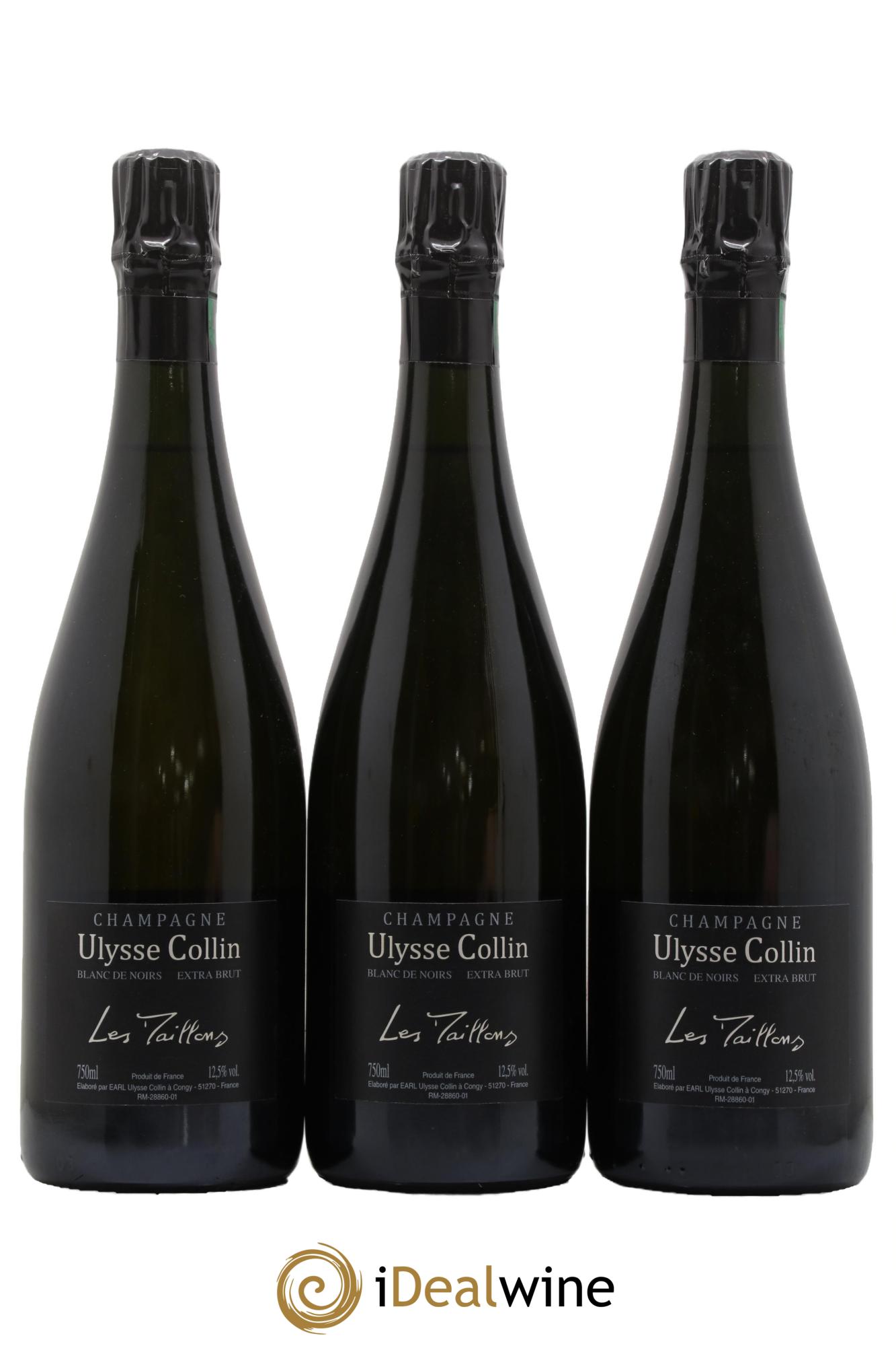 Les Maillons Blanc de Noirs Extra Brut Ulysse Collin - Lotto di 3 bottiglie - 0