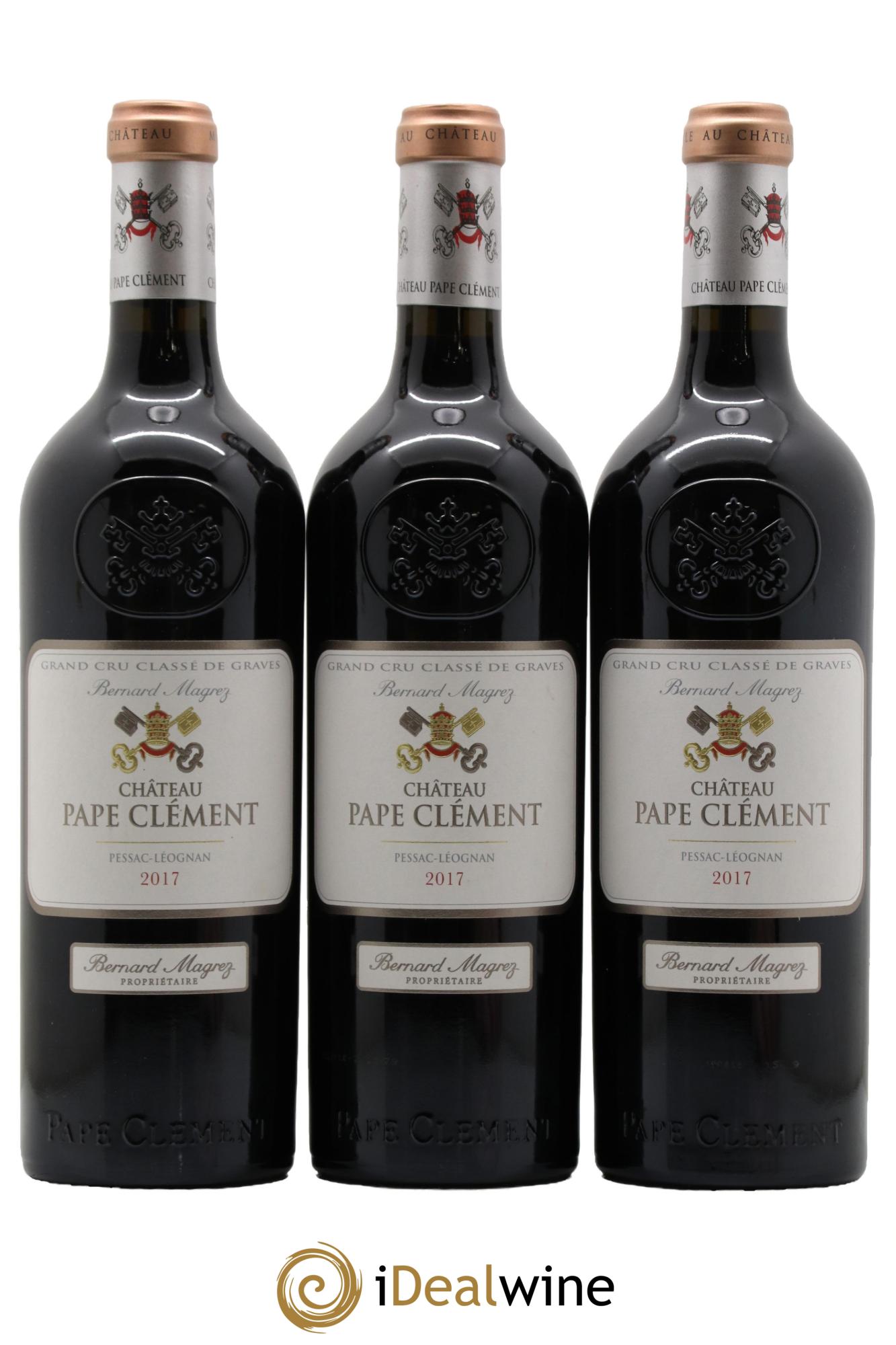 Château Pape Clément Cru Classé de Graves 2017 - Posten von 3 Flaschen - 0