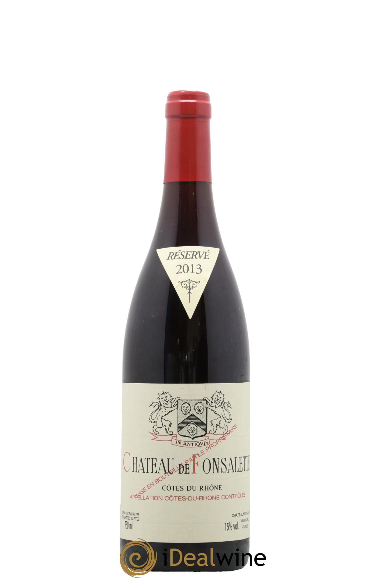 Côtes du Rhône Château de Fonsalette Emmanuel Reynaud 2013 - Lotto di 1 bottiglia - 0