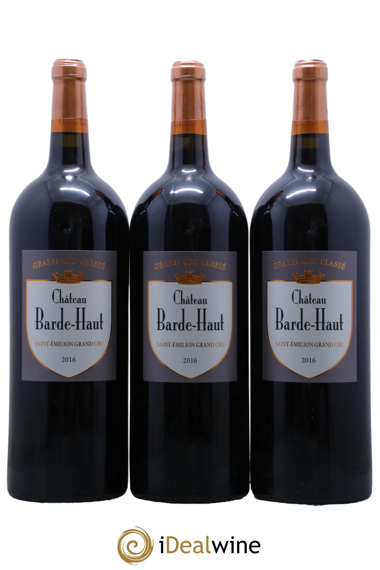 Château Barde Haut Grand Cru Classé  2016 - Lot of 3 magnums - 0