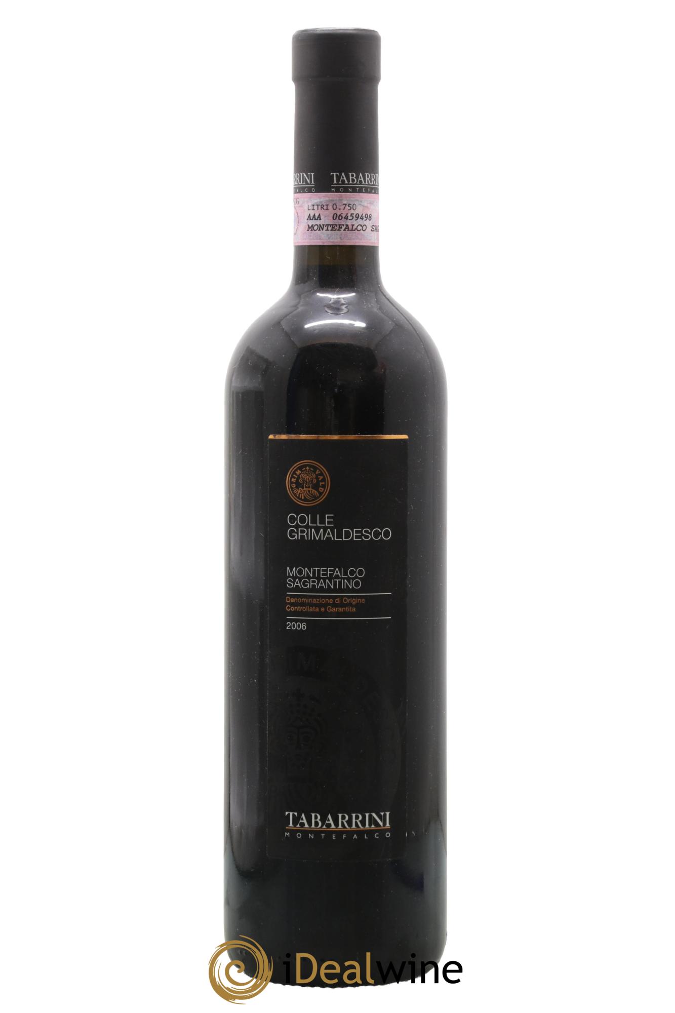 Montefalco DOC Sagrantino Colle Grimaldesco Domaine Tabarini 2006 - Lotto di 1 bottiglia - 0