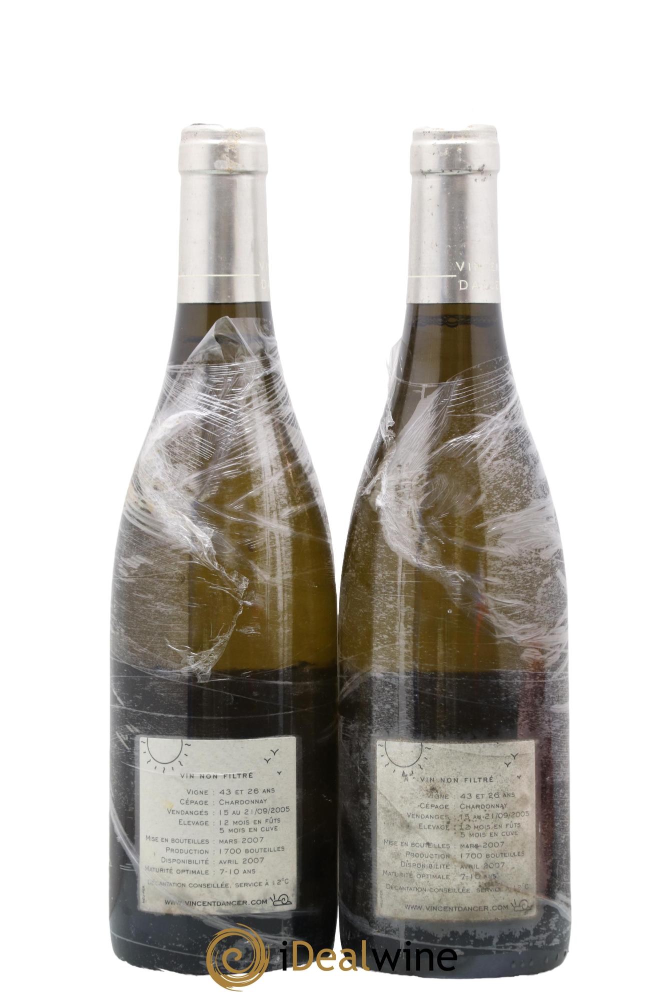 Meursault 1er Cru Perrières Vincent Dancer 2005 - Lot de 2 bouteilles - 1