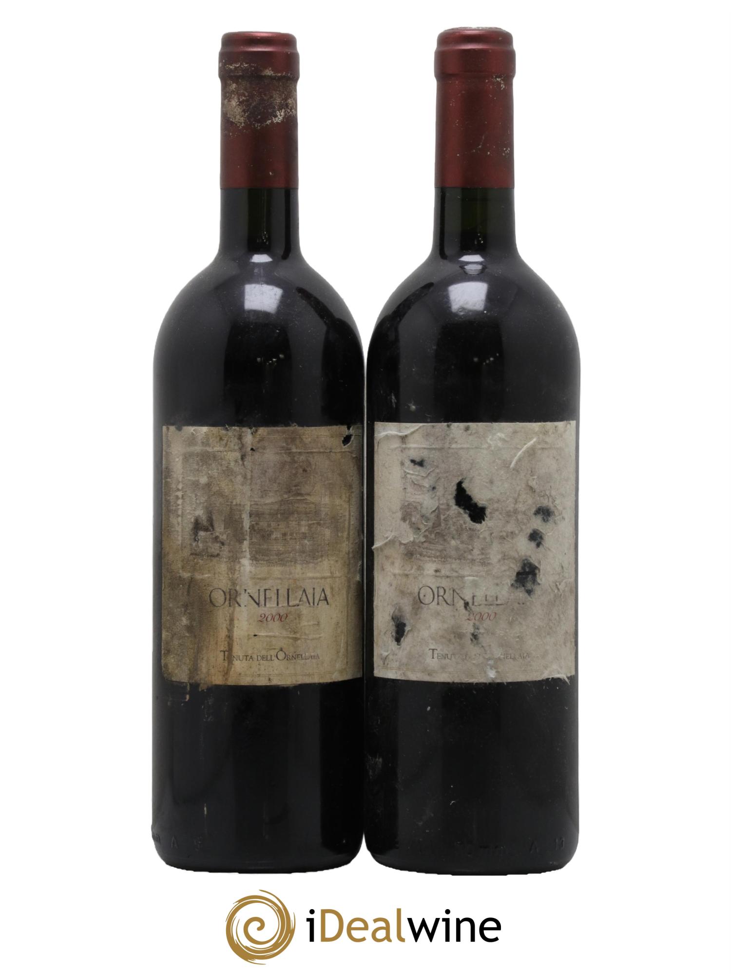 Bolgheri DOC Superiore Ornellaia Tenuta Dell'Ornellaia - Frescobaldi  2000 - Lot de 2 bouteilles - 0