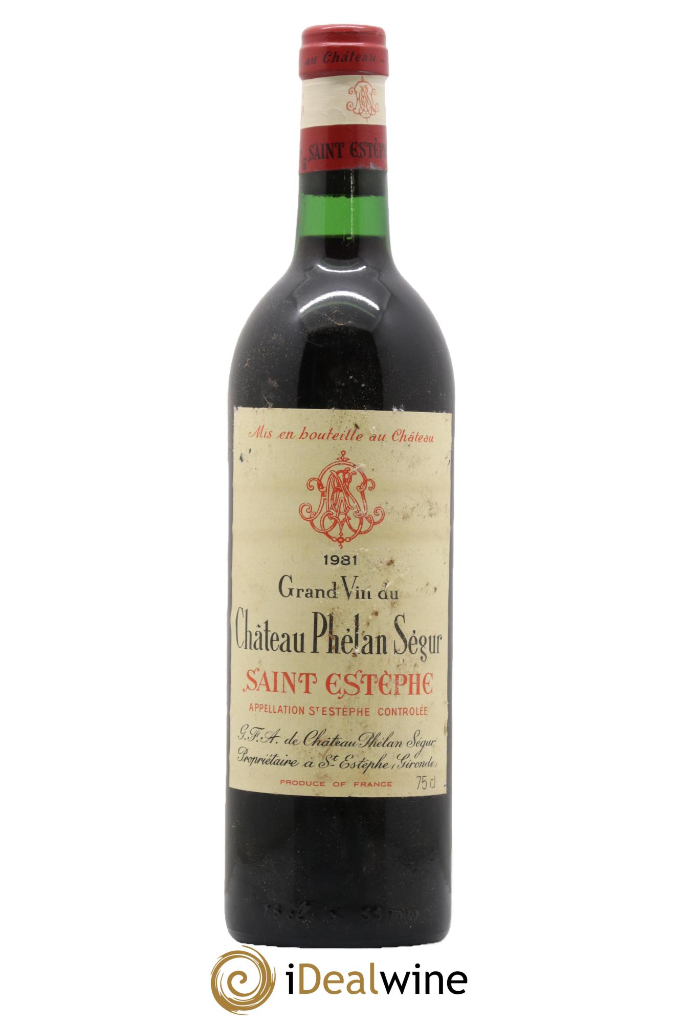 Château Phélan Ségur 1981 - Lotto di 1 bottiglia - 0