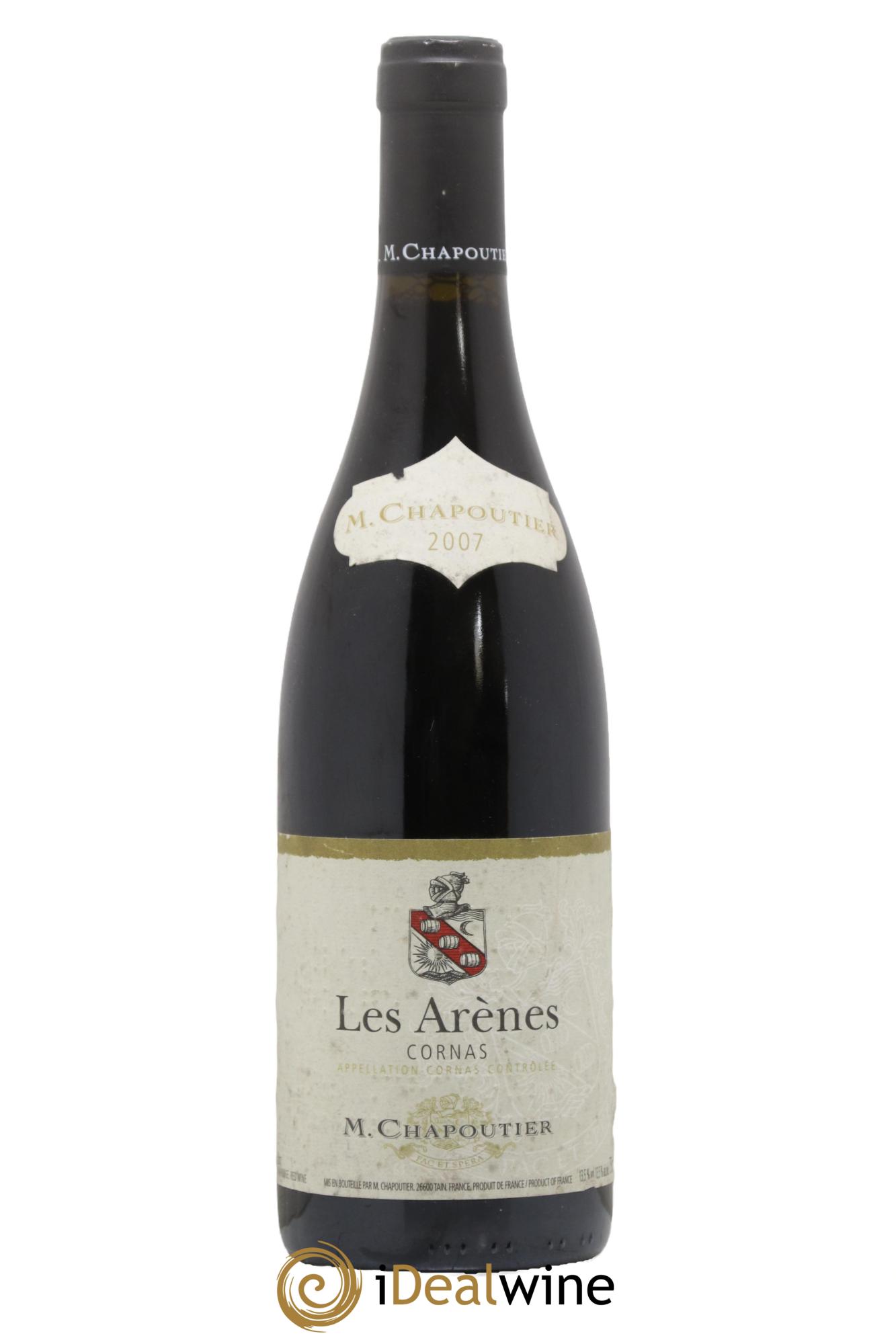 Cornas Les Arênes Chapoutier 2007 - Lot de 1 bouteille - 0