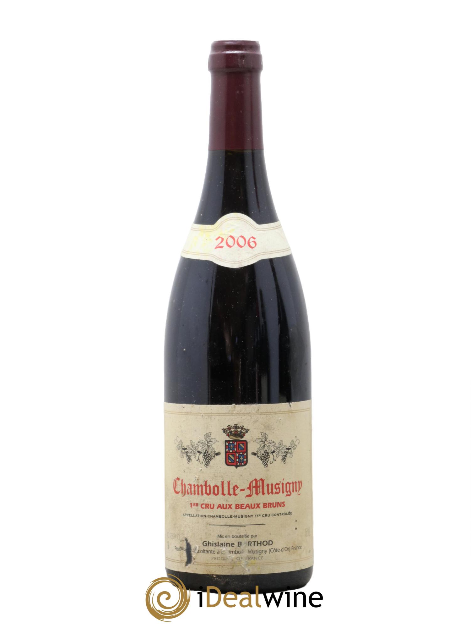 Chambolle-Musigny 1er Cru Aux Beaux Bruns Ghislaine Barthod 2006 - Posten von 1 Flasche - 0