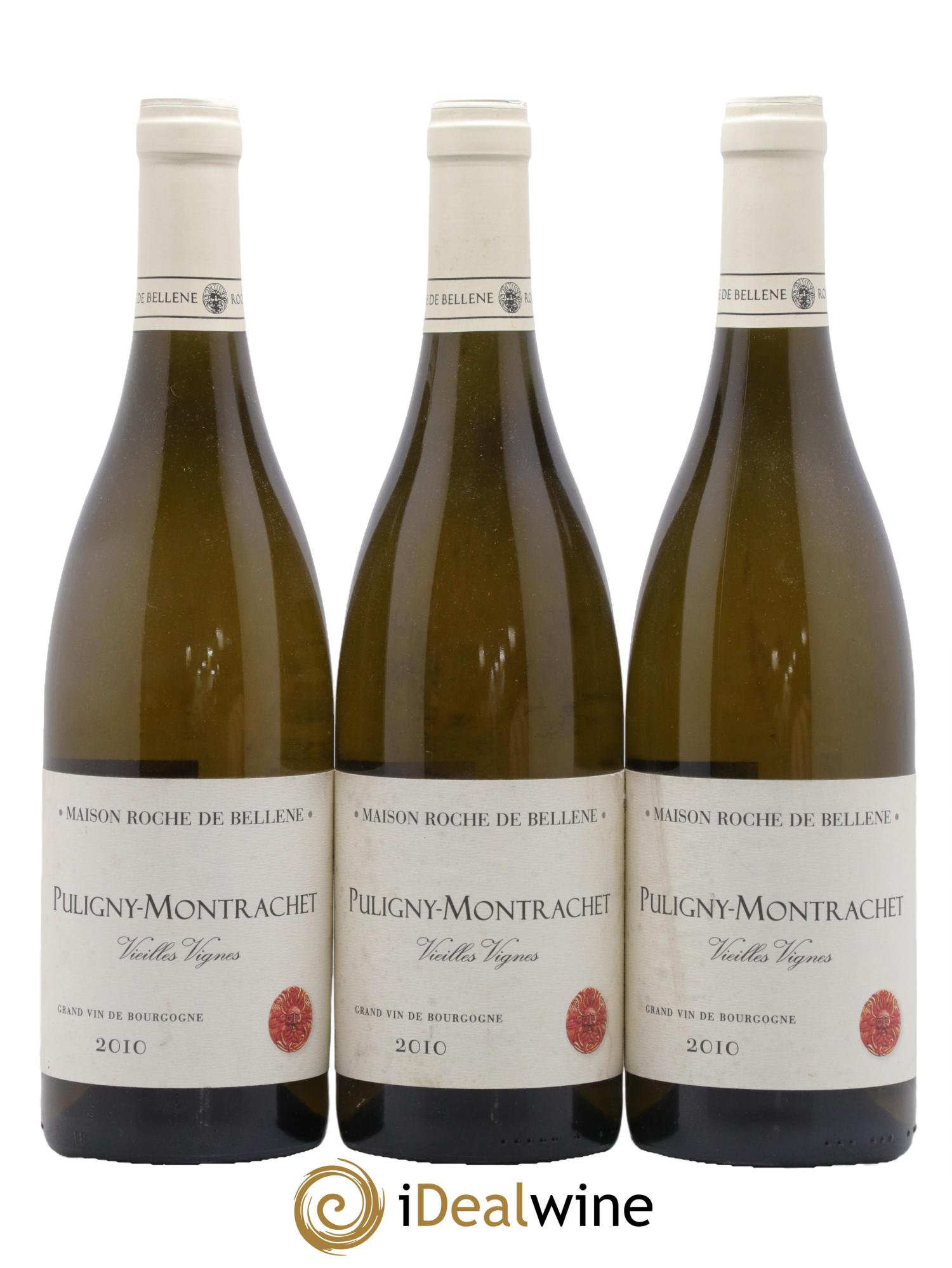 Puligny-Montrachet Vieilles Vignes Maison Roche de Bellene 2010 - Lot de 3 bouteilles - 0