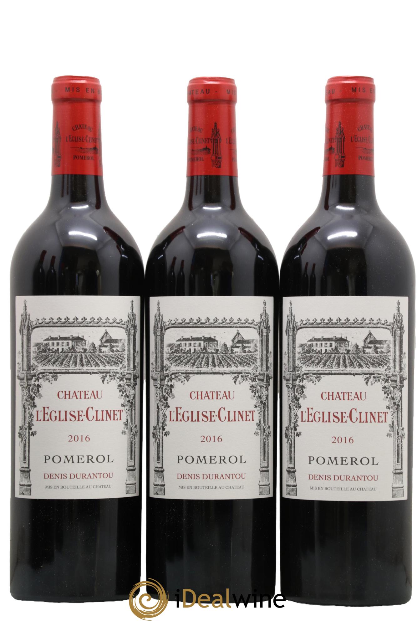 Château l' Église Clinet 2016 - Lot of 6 bottles - 1