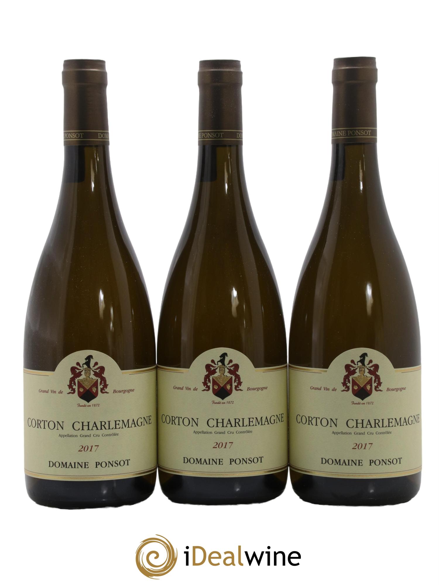 Corton-Charlemagne Grand Cru Ponsot (Domaine) 2017 - Lot de 3 bouteilles - 0