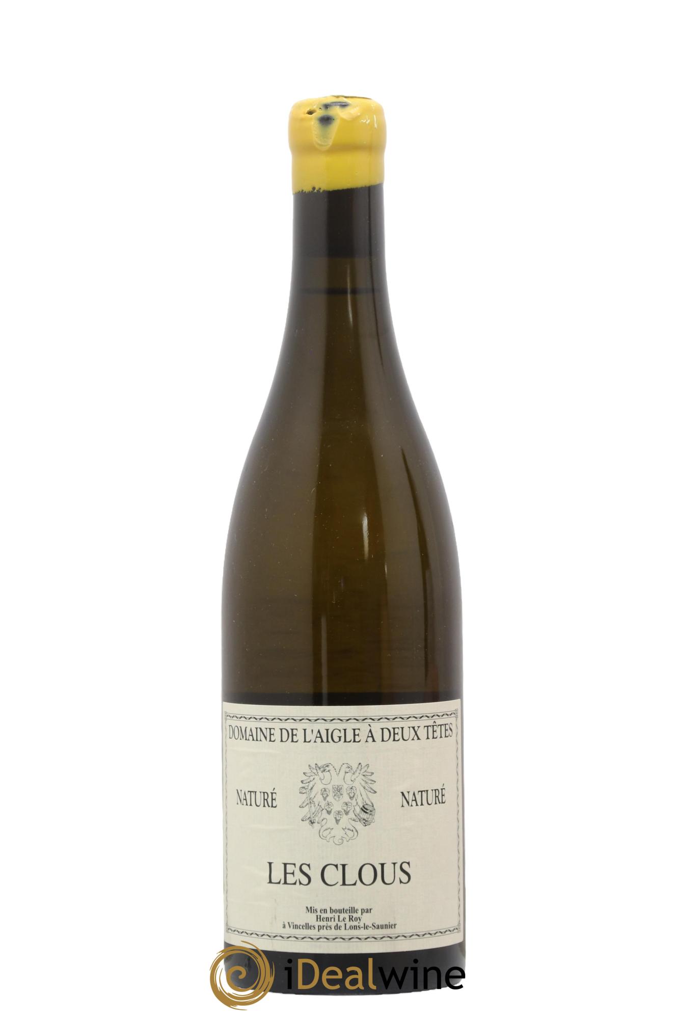 Côtes du Jura Nature Les Clous Domaine de L Aigle a Deux Tetes 2019 - Lot de 1 bouteille - 0