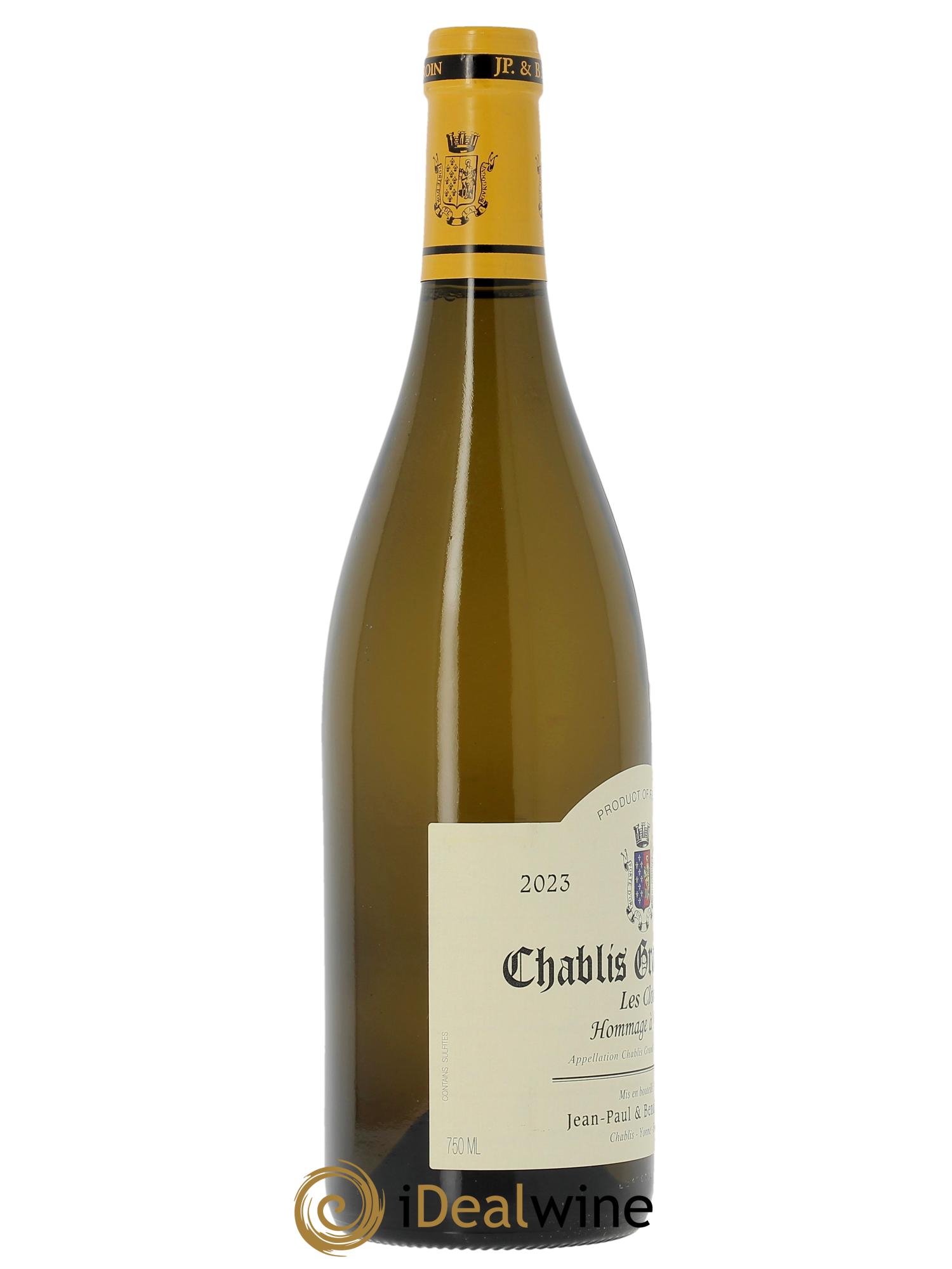 Chablis Grand Cru Hommage à Louis Jean-Paul & Benoît Droin (Domaine)  2023 - Lot de 1 bouteille - 2