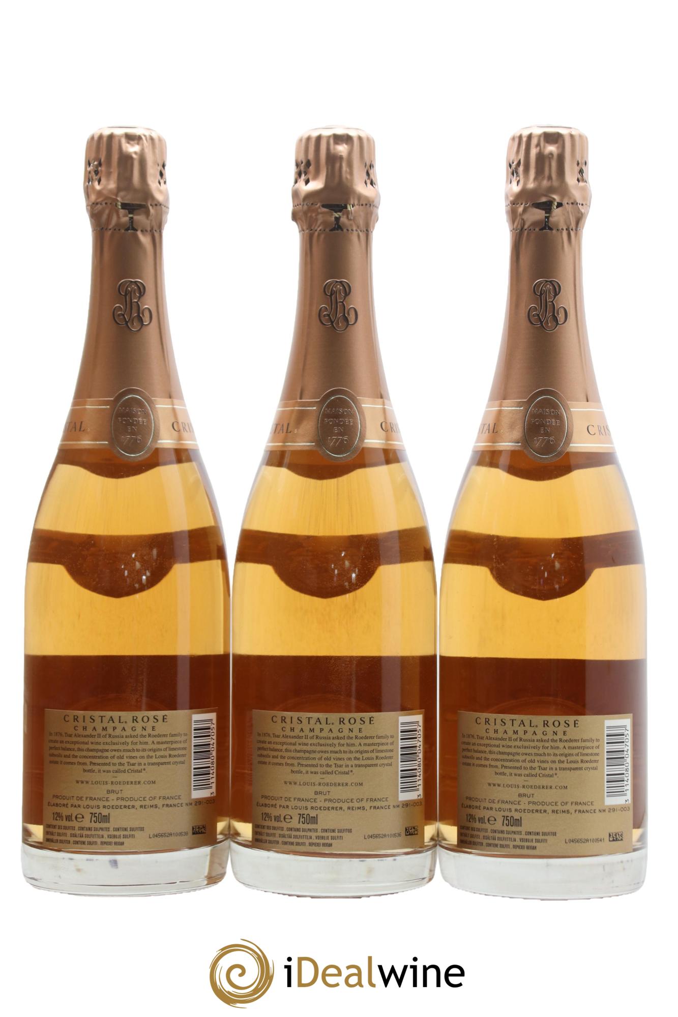 Cristal Louis Roederer 2009 - Lot de 3 bouteilles - 2