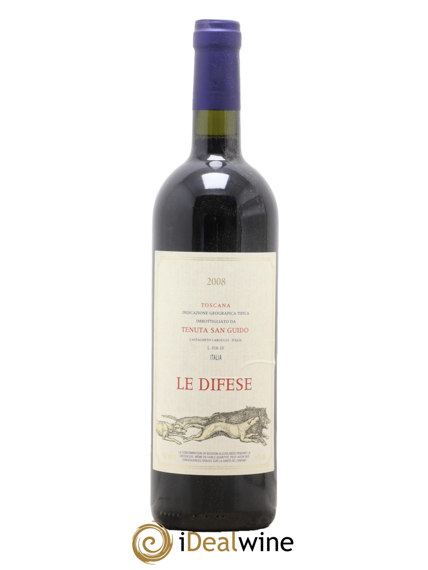 Toscana IGT Le Difese Tenuta San Guido  2008 - Lotto di 1 bottiglia - 0