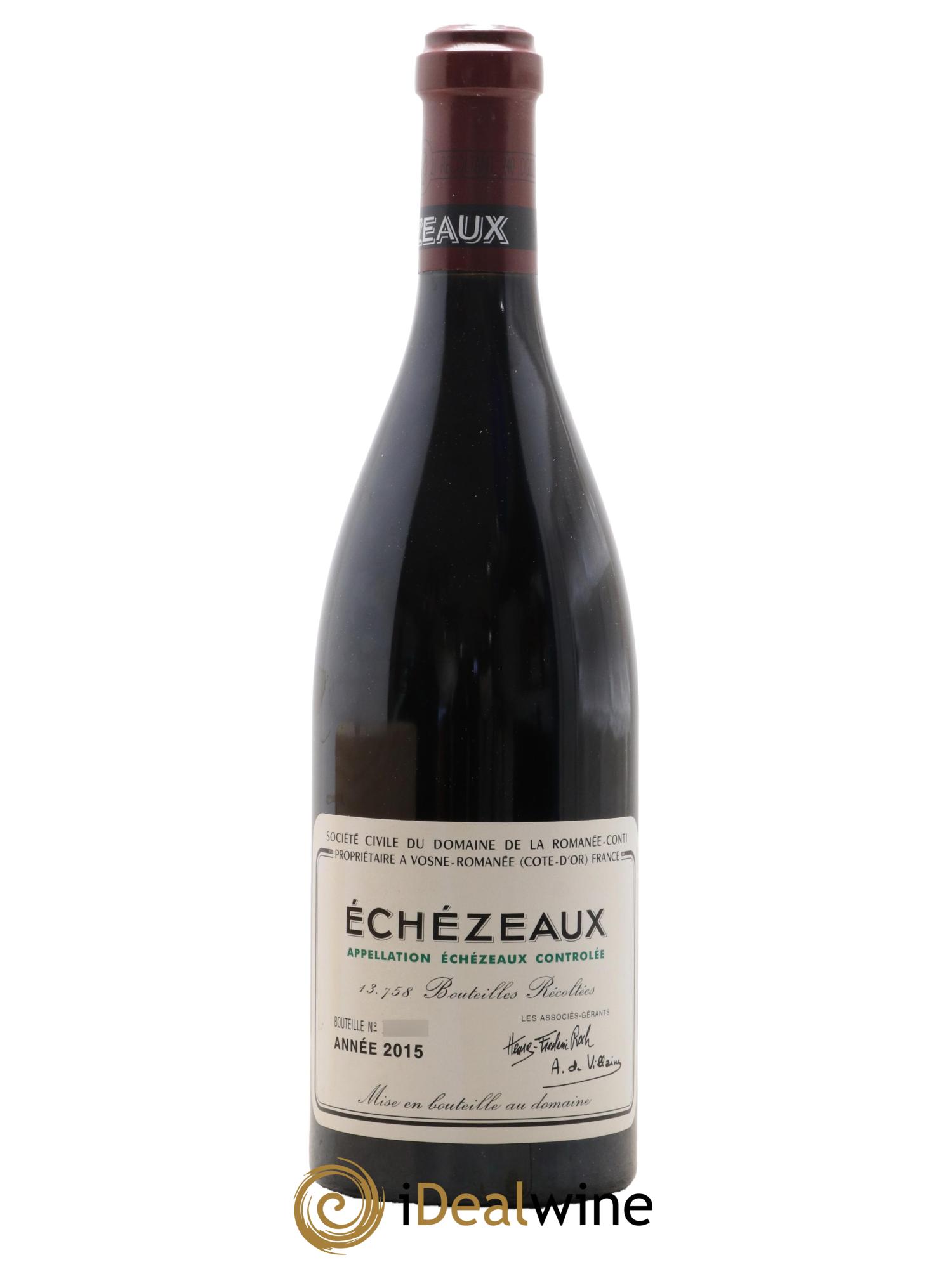 Echezeaux Grand Cru Domaine de la Romanée-Conti  2015 - Lot of 1 bottle - 1