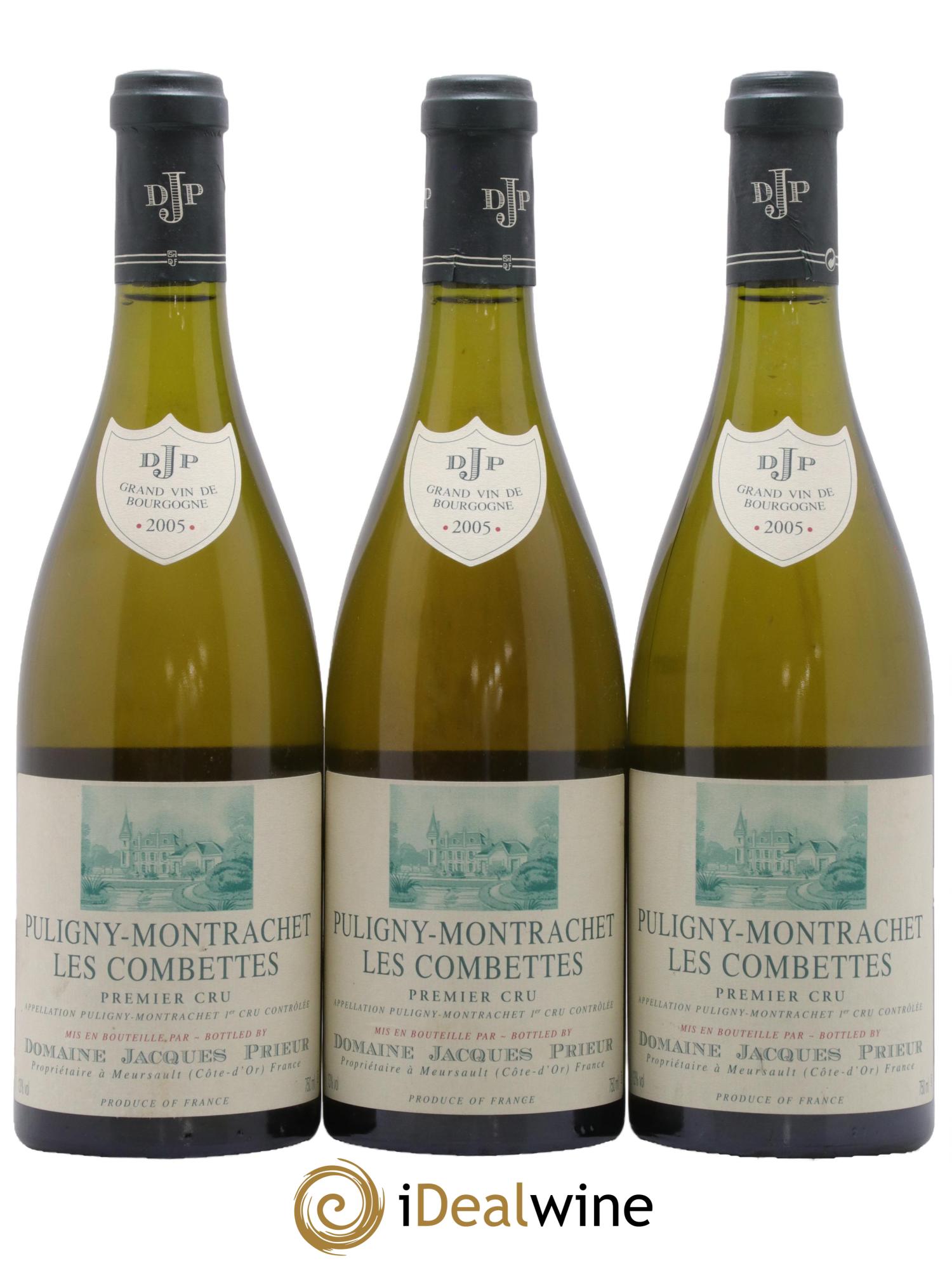 Puligny-Montrachet 1er Cru Les Combettes Jacques Prieur (Domaine) 2005 - Lotto di 3 bottiglie - 0