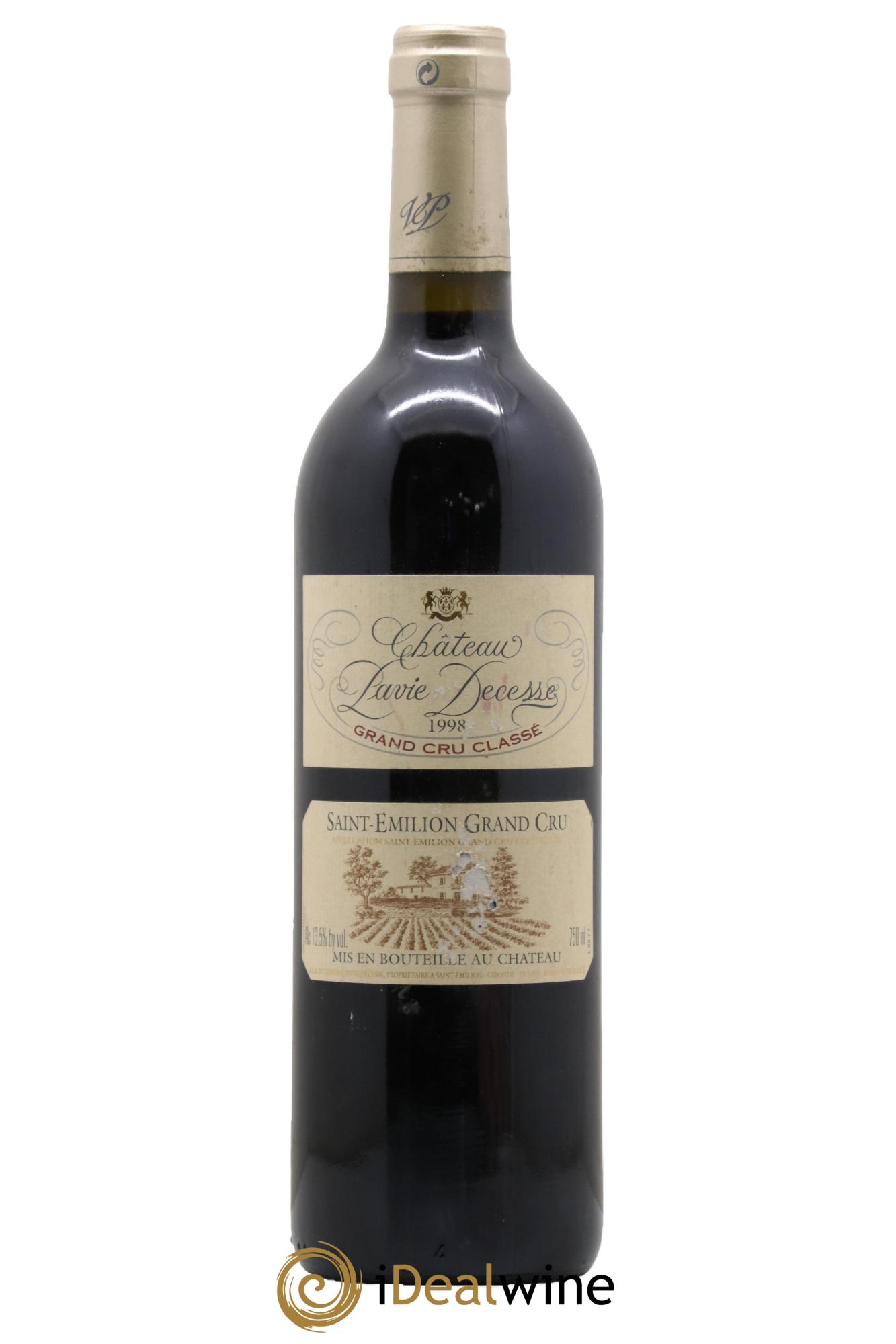 Château Pavie Decesse Grand Cru Classé 1998 - Lotto di 1 bottiglia - 0