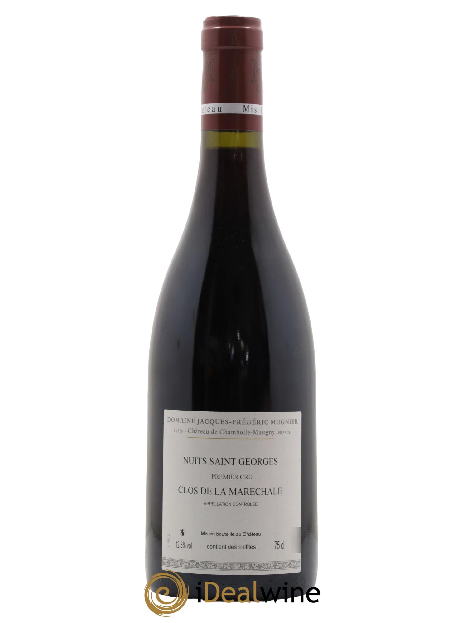 Nuits Saint-Georges 1er Cru Clos de La Maréchale Jacques-Frédéric Mugnier  2013 - Lot of 1 bottle - 1