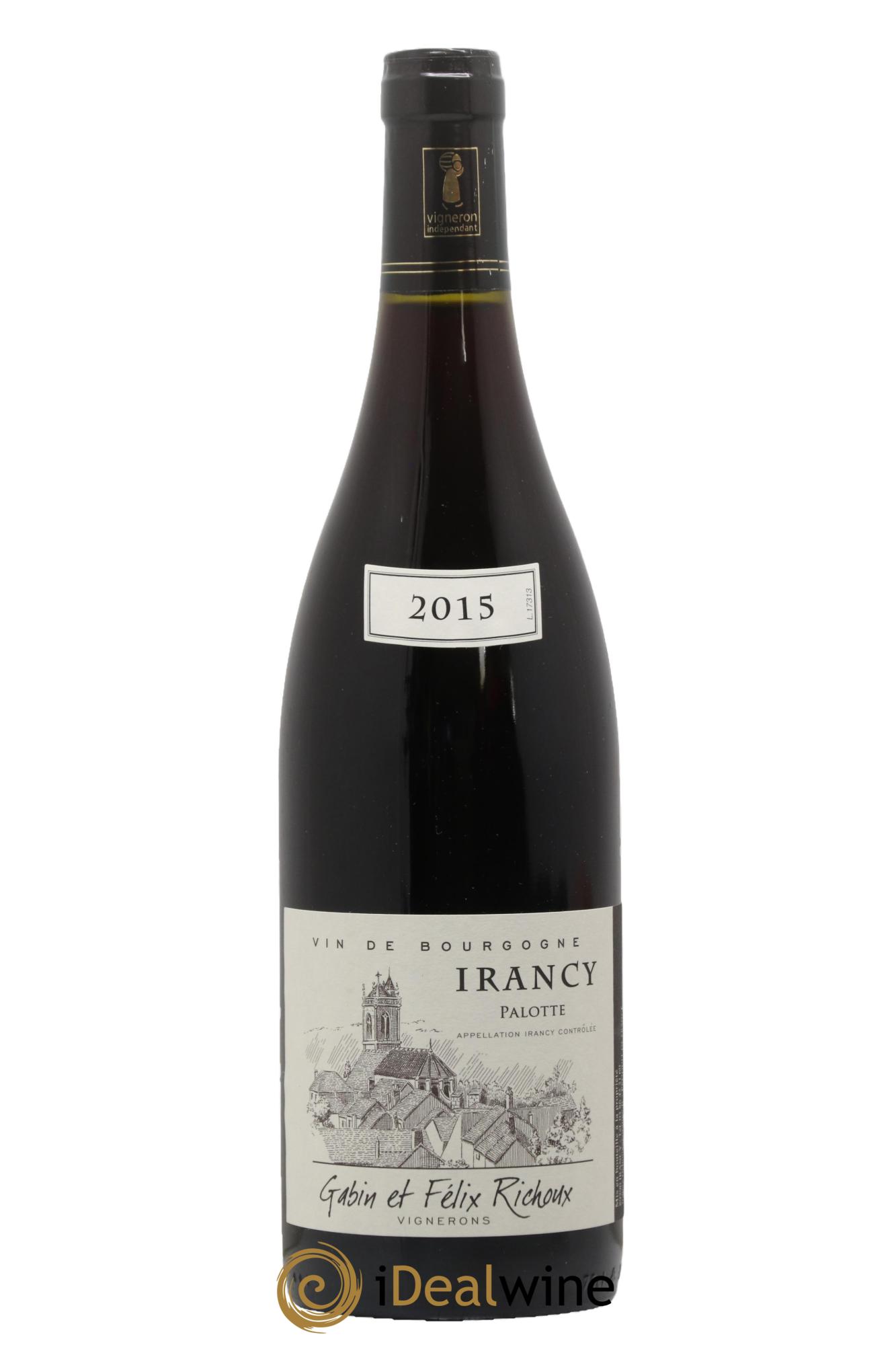 Irancy Palotte Domaine Gabin et Felix Richoux 2015 - Lotto di 1 bottiglia - 0