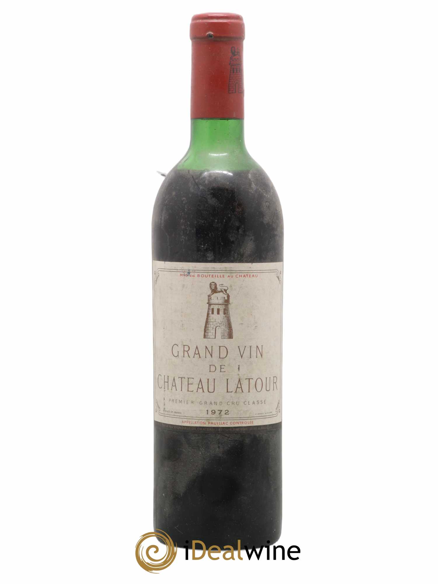 Château Latour 1er Grand Cru Classé  1972 - Lot de 1 bouteille - 0