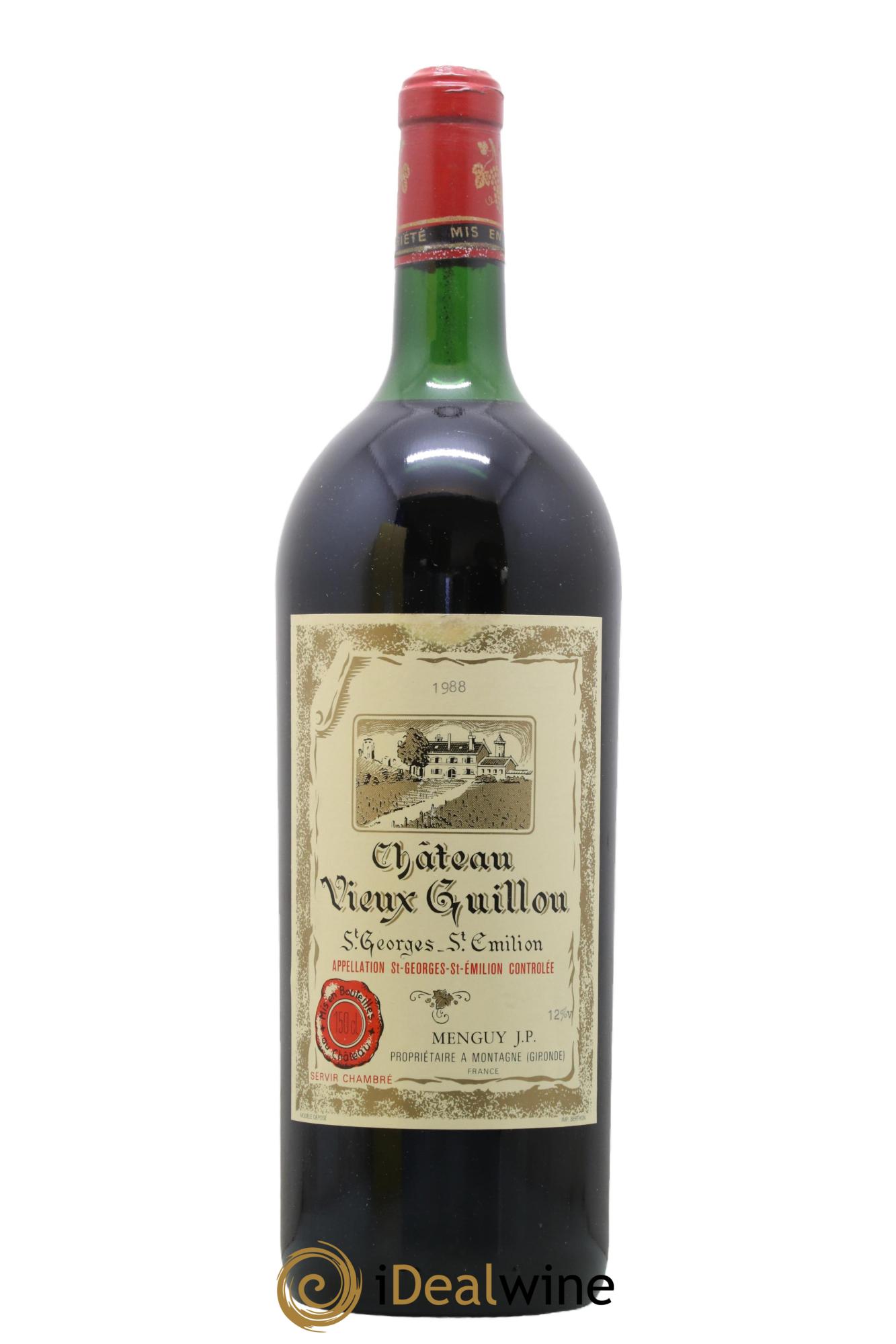 Saint Georges-Saint-Emilion Chateau Vieux Guillon 1988 - Lot de 1 magnum - 0