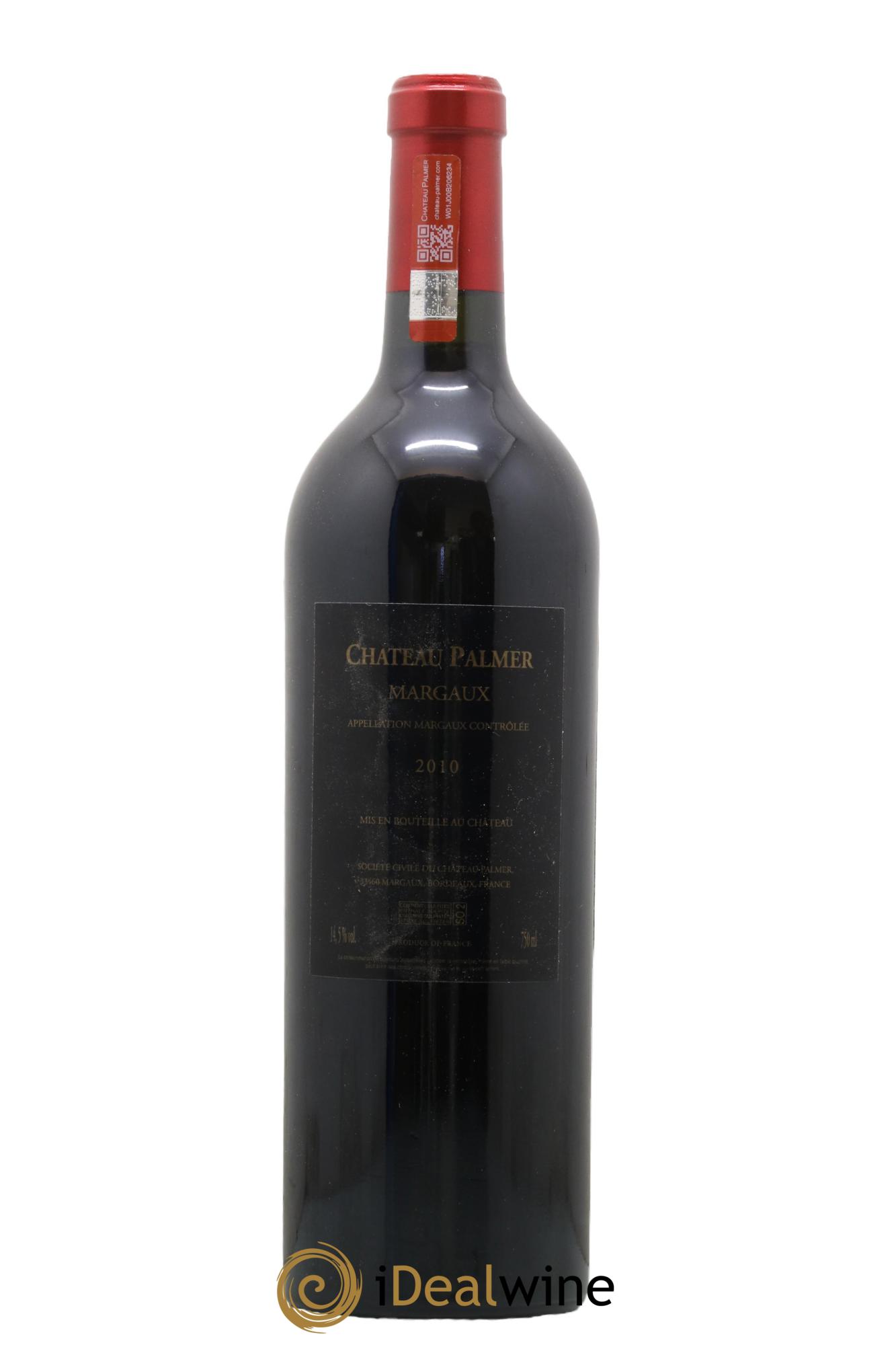 Château Palmer 3ème Grand Cru Classé 2010 - Lot of 1 bottle - 1