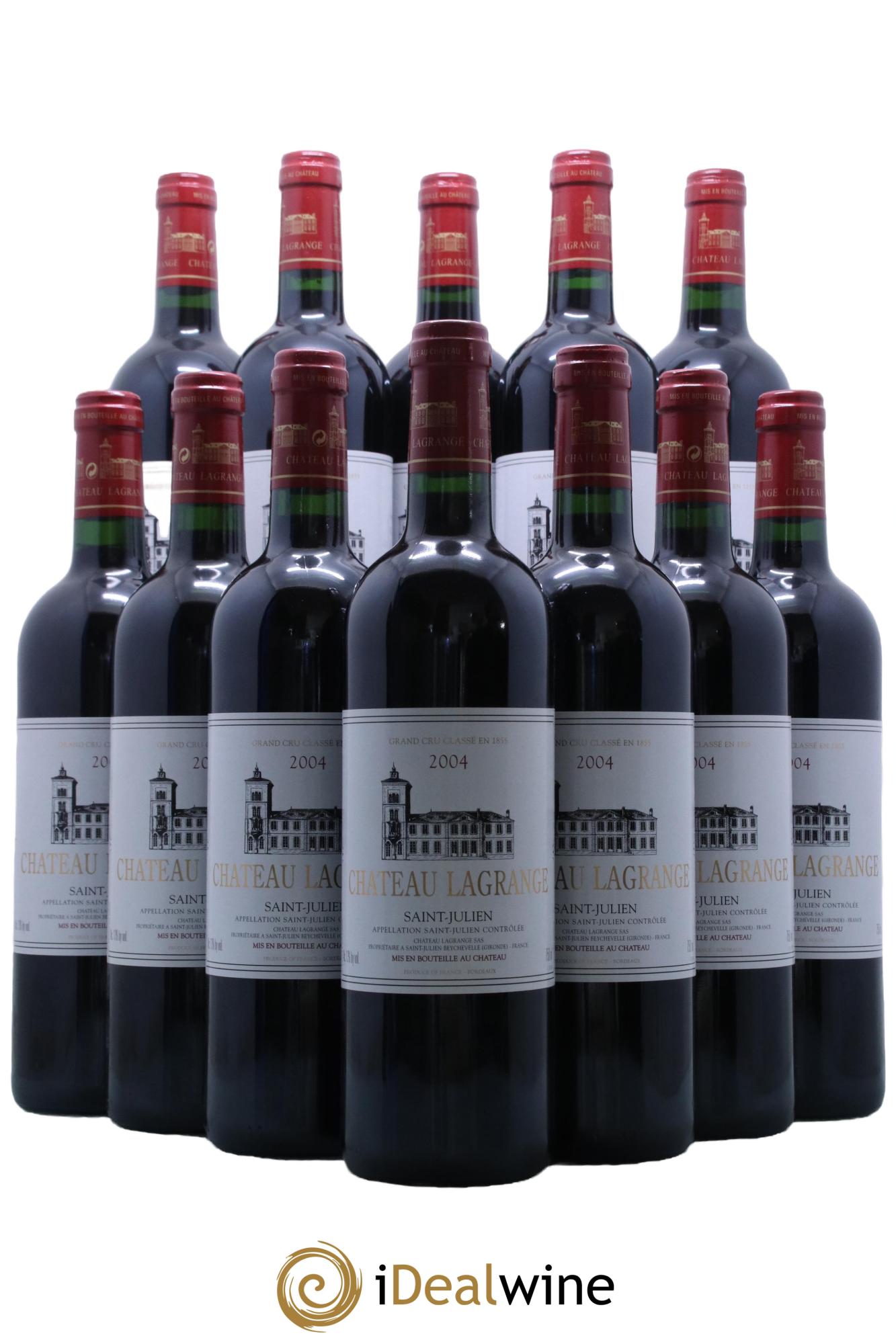 Château Lagrange 3ème Grand Cru Classé  2004 - Lot de 12 bouteilles - 0