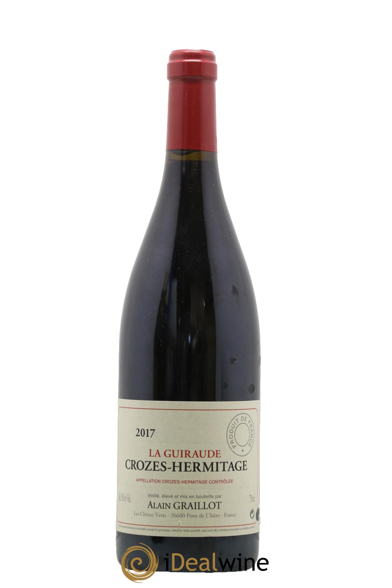 Crozes-Hermitage La Guiraude Domaine Graillot 2017 - Lot of 1 bottle - 0