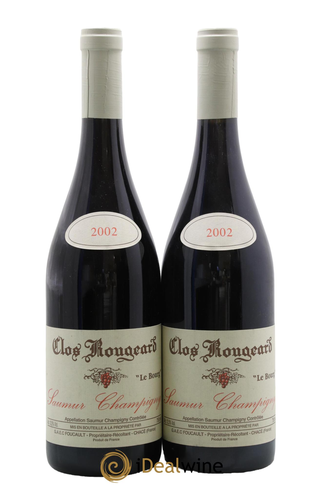 Saumur-Champigny Le Bourg Clos Rougeard 2002 - Lot de 2 bouteilles - 0