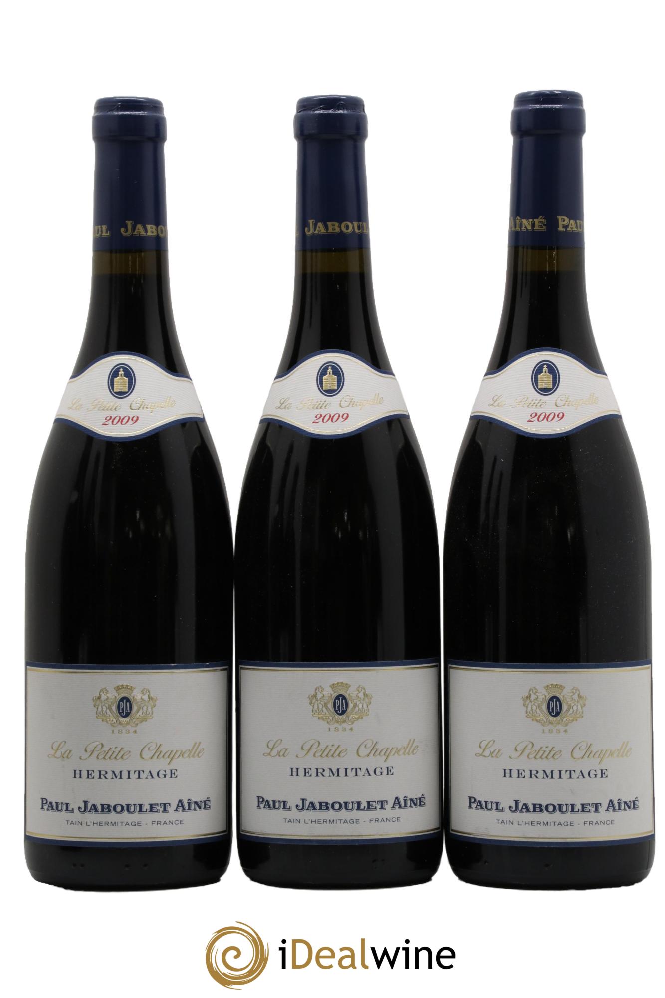 Hermitage La Petite Chapelle Paul Jaboulet Ainé  2009 - Lot de 3 bouteilles - 0