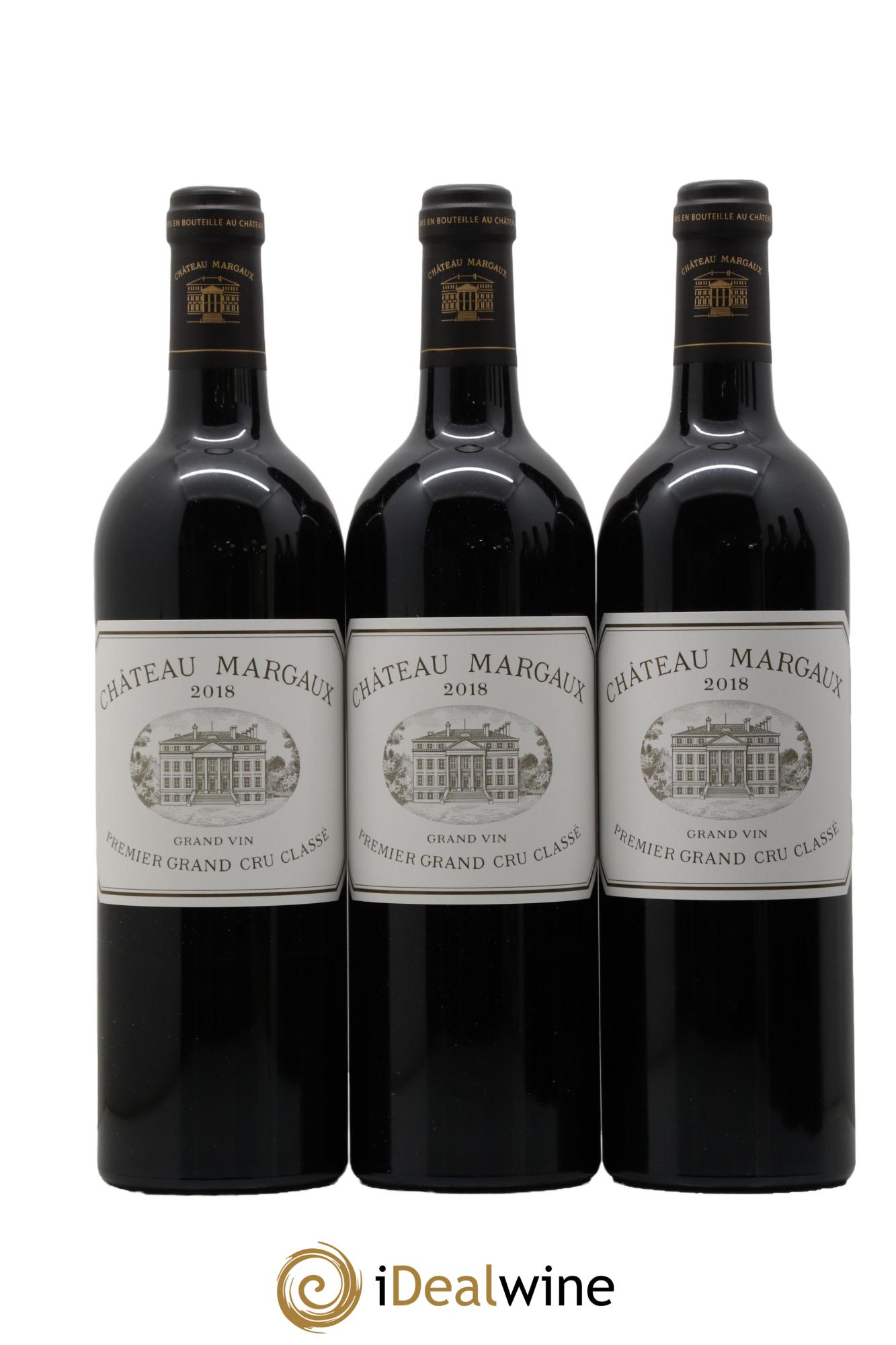 Château Margaux 1er Grand Cru Classé 2018 - Lot de 6 bouteilles - 1