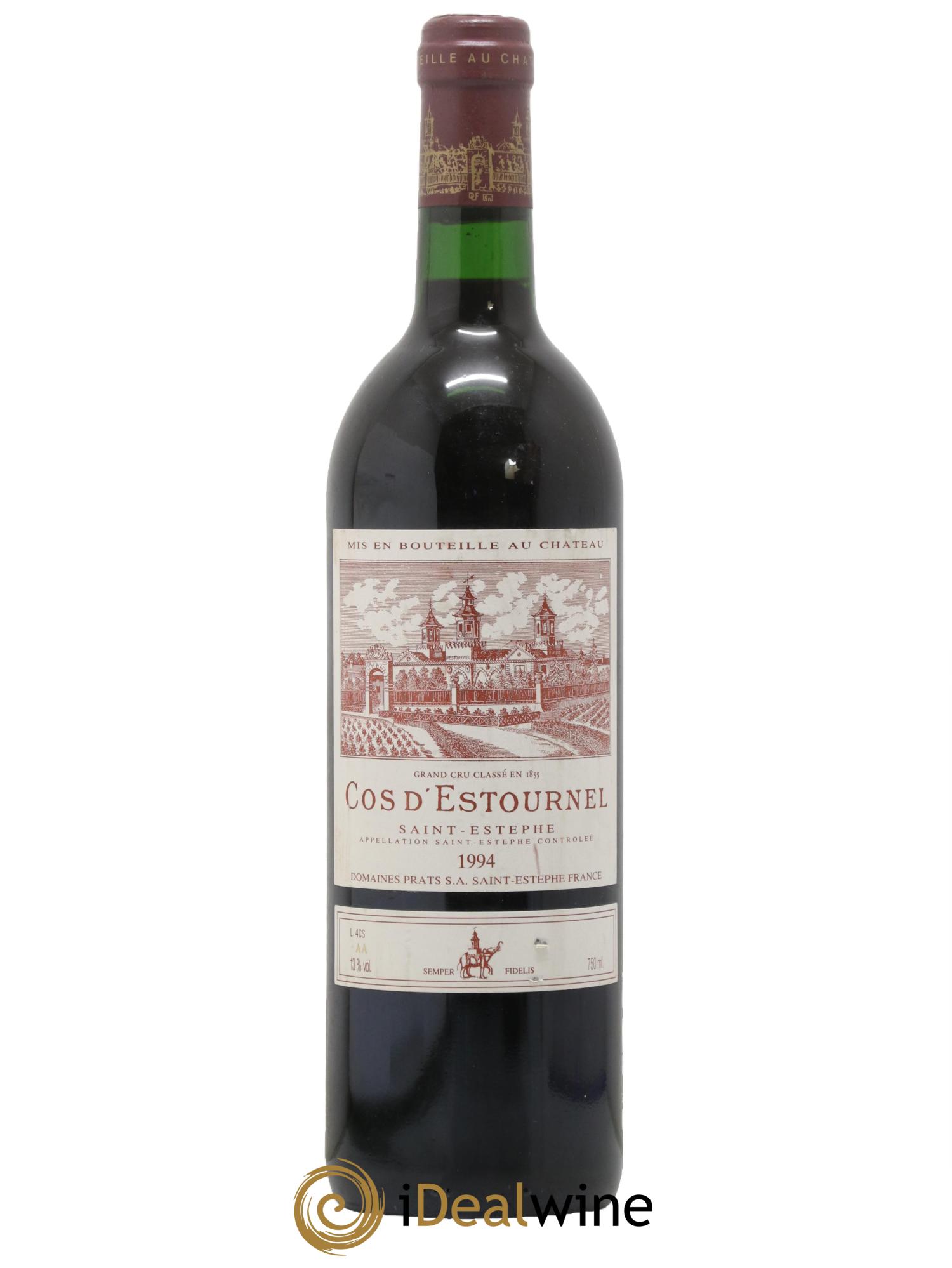 Cos d'Estournel 2ème Grand Cru Classé 1994 - Posten von 1 Flasche - 0