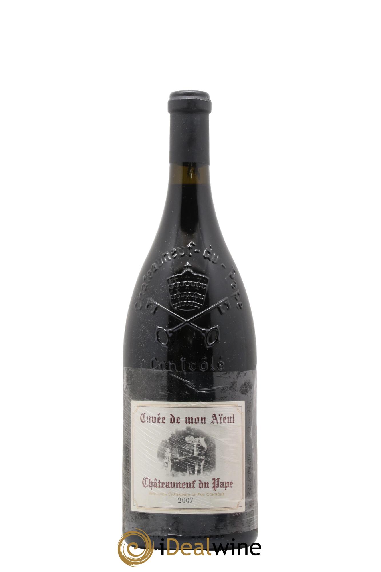 Châteauneuf-du-Pape Cuvée de mon Aïeul Pierre Usseglio & Fils 2007 - Posten von 1 Magnum - 0