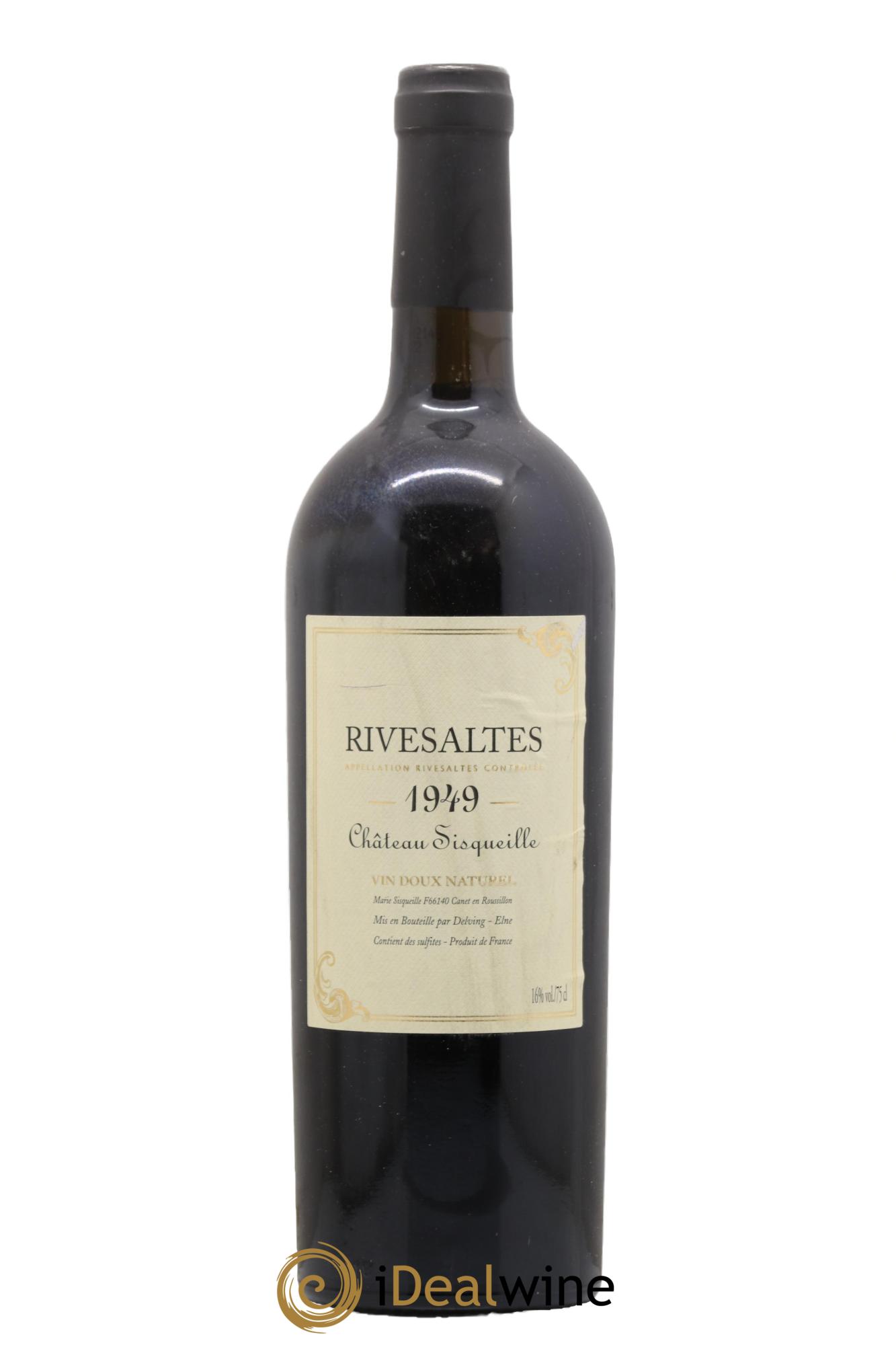 Rivesaltes Château Sisqueille 1949 - Posten von 1 Flasche - 0