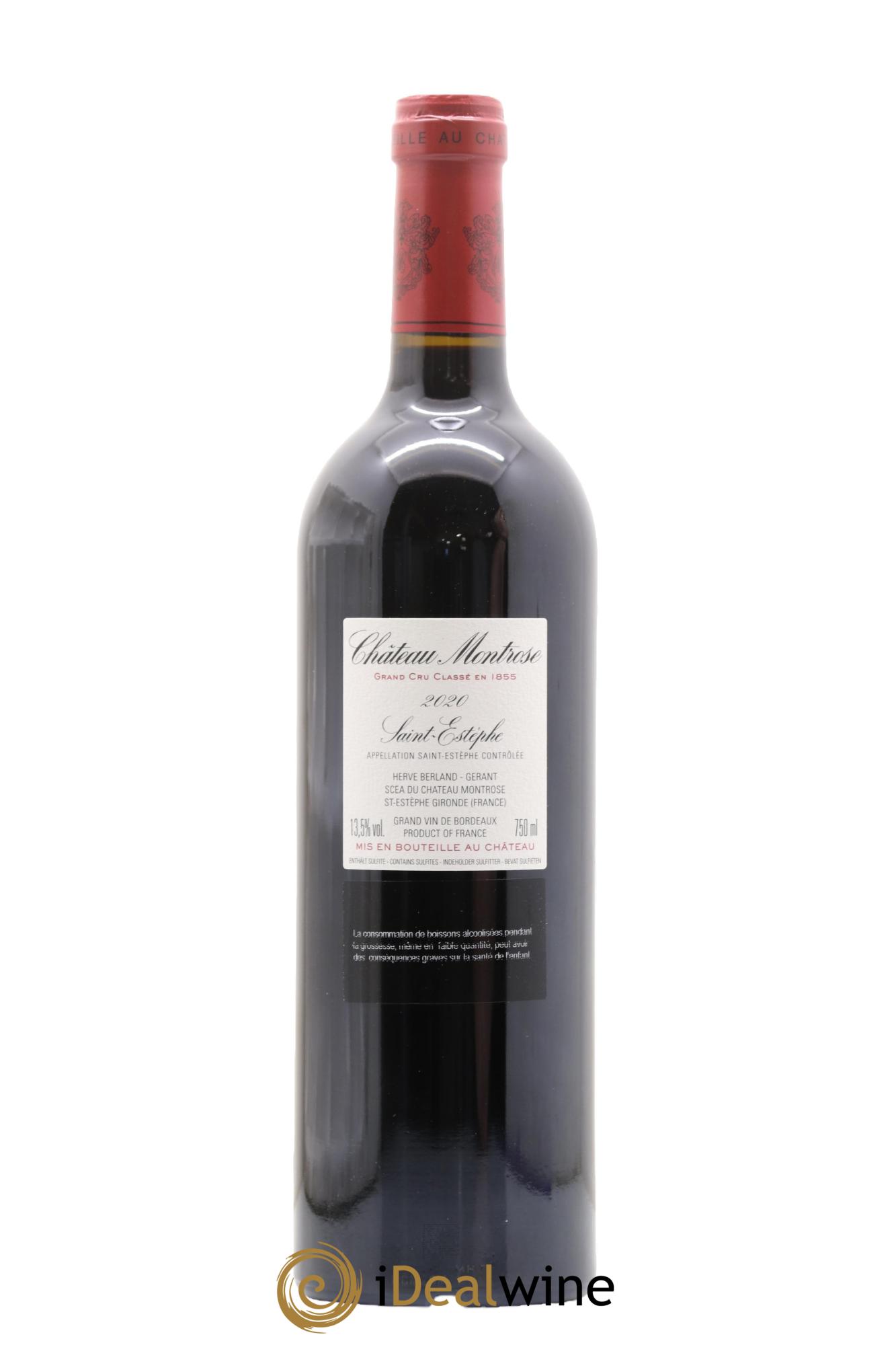 Château Montrose 2ème Grand Cru Classé  2020 - Lot de 1 bouteille - 1