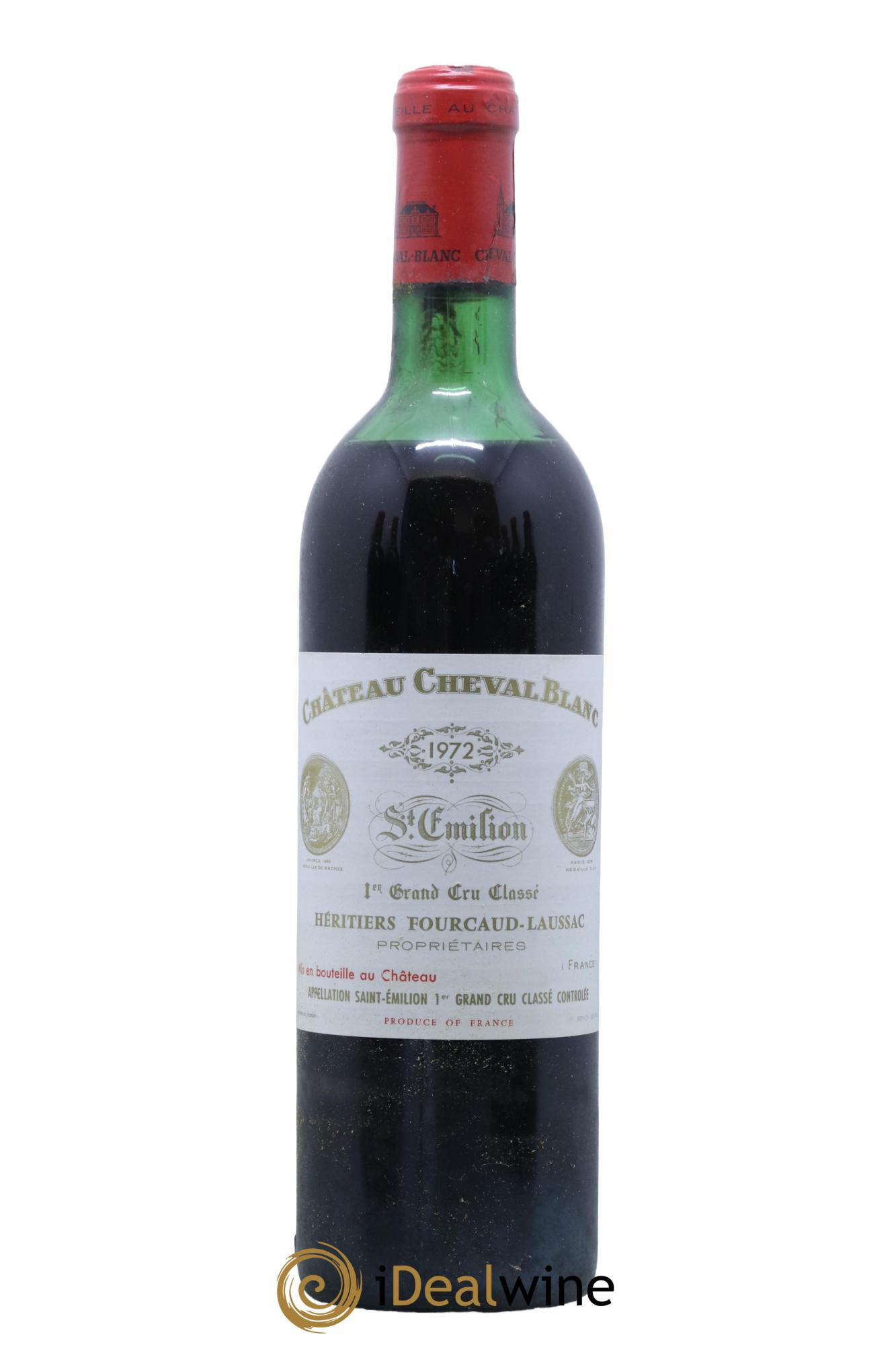 Château Cheval Blanc 1er Grand Cru Classé A 1972 - Lot of 1 bottle - 0