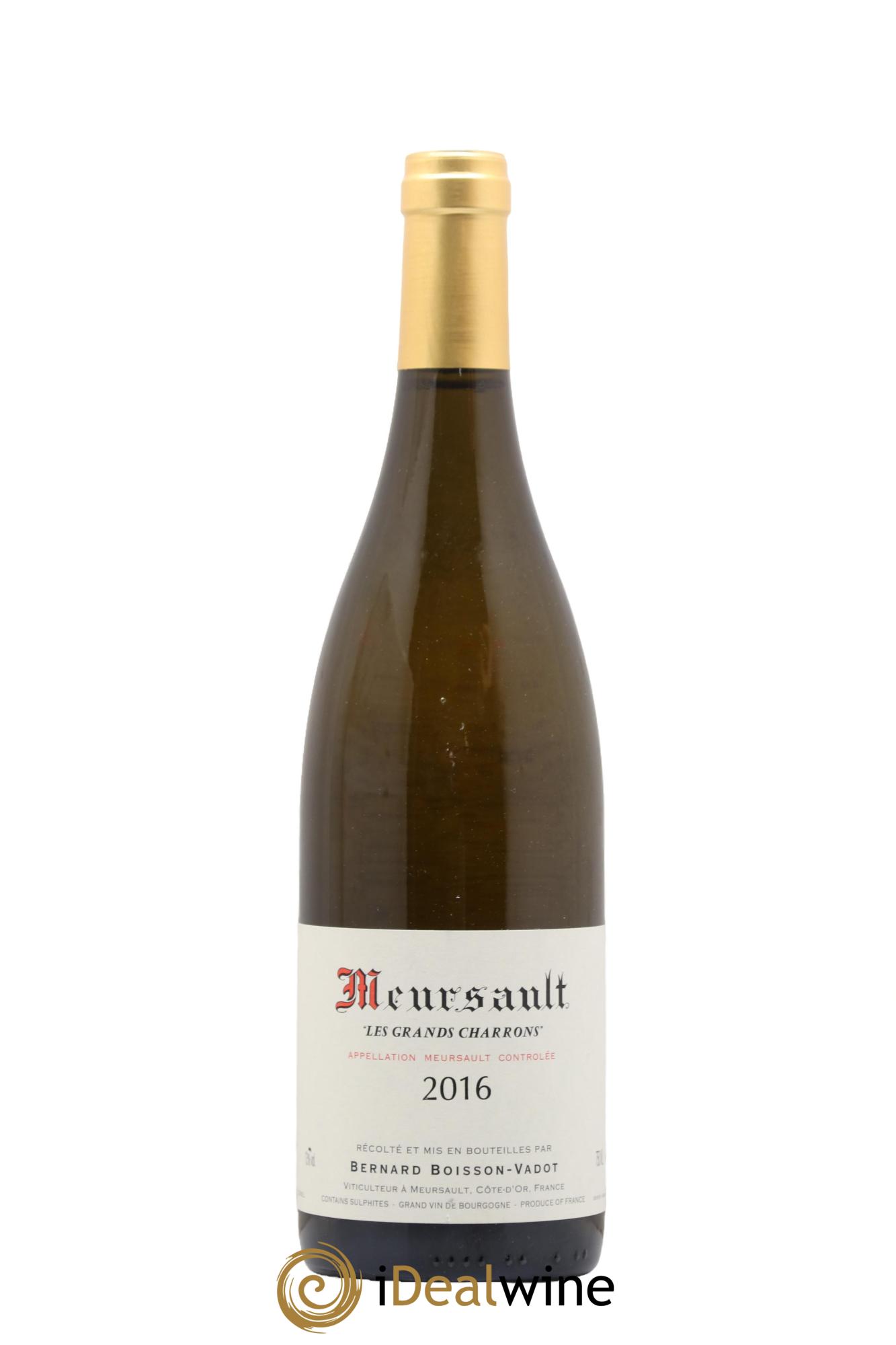 Meursault Les Grands Charrons Boisson-Vadot (Domaine) 2016 - Lotto di 1 bottiglia - 0