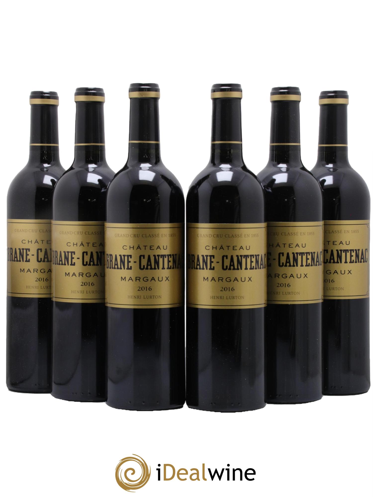 Château Brane Cantenac 2ème Grand Cru Classé 2016 - Lotto di 6 bottiglie - 0