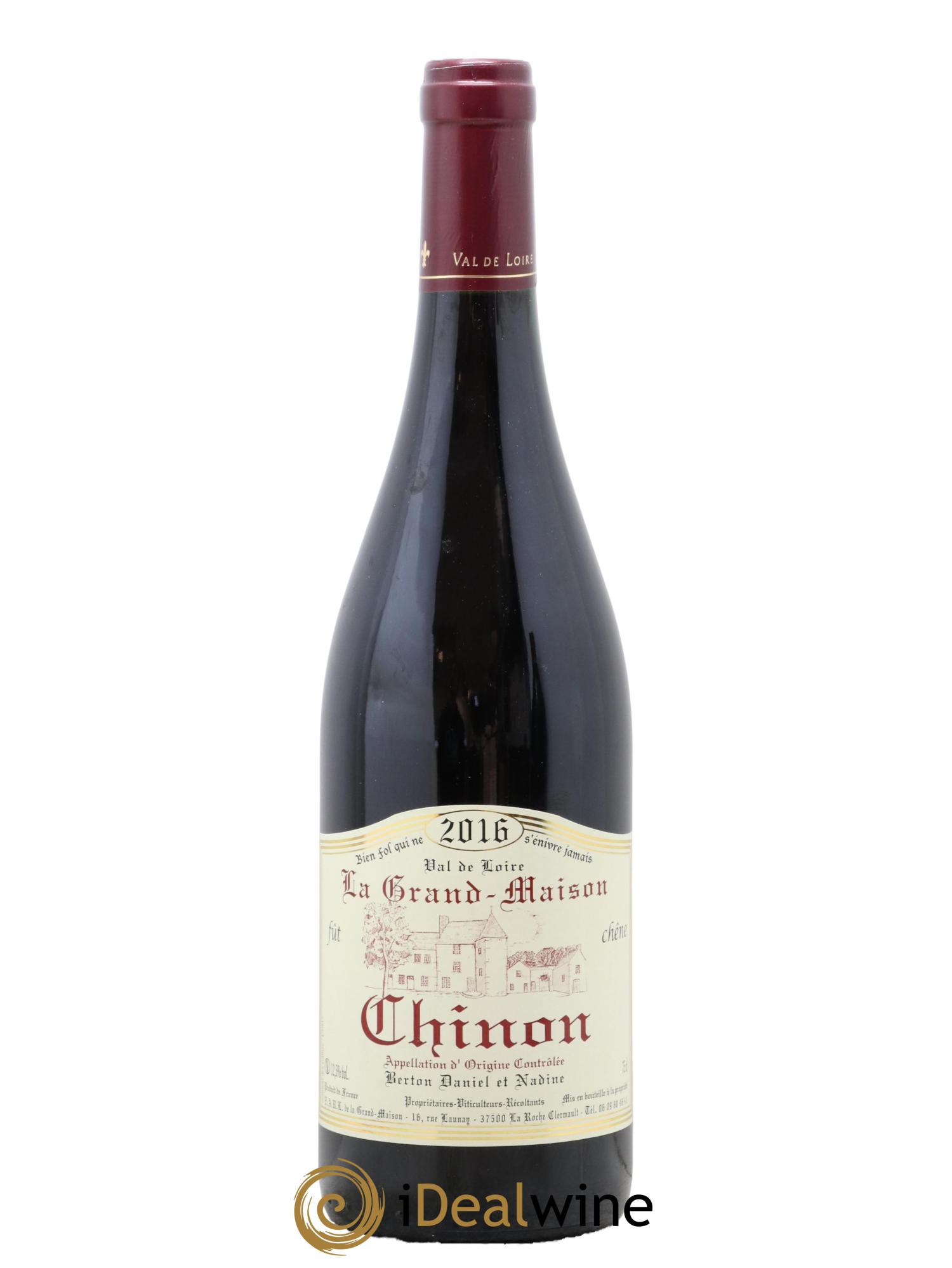 Chinon Le Grand Maison 2016 - Lot of 1 bottle - 0