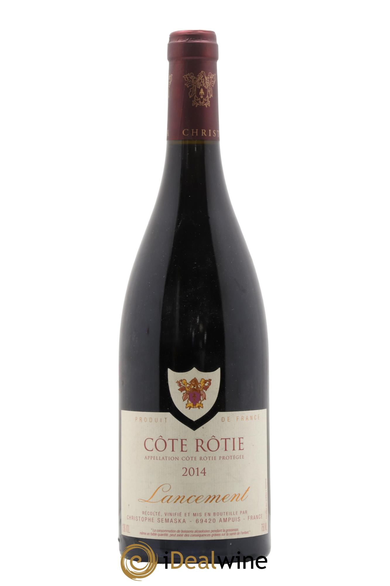 Côte-Rôtie Lancement Chrsitophe Semaska 2014 - Lot de 1 bouteille - 0