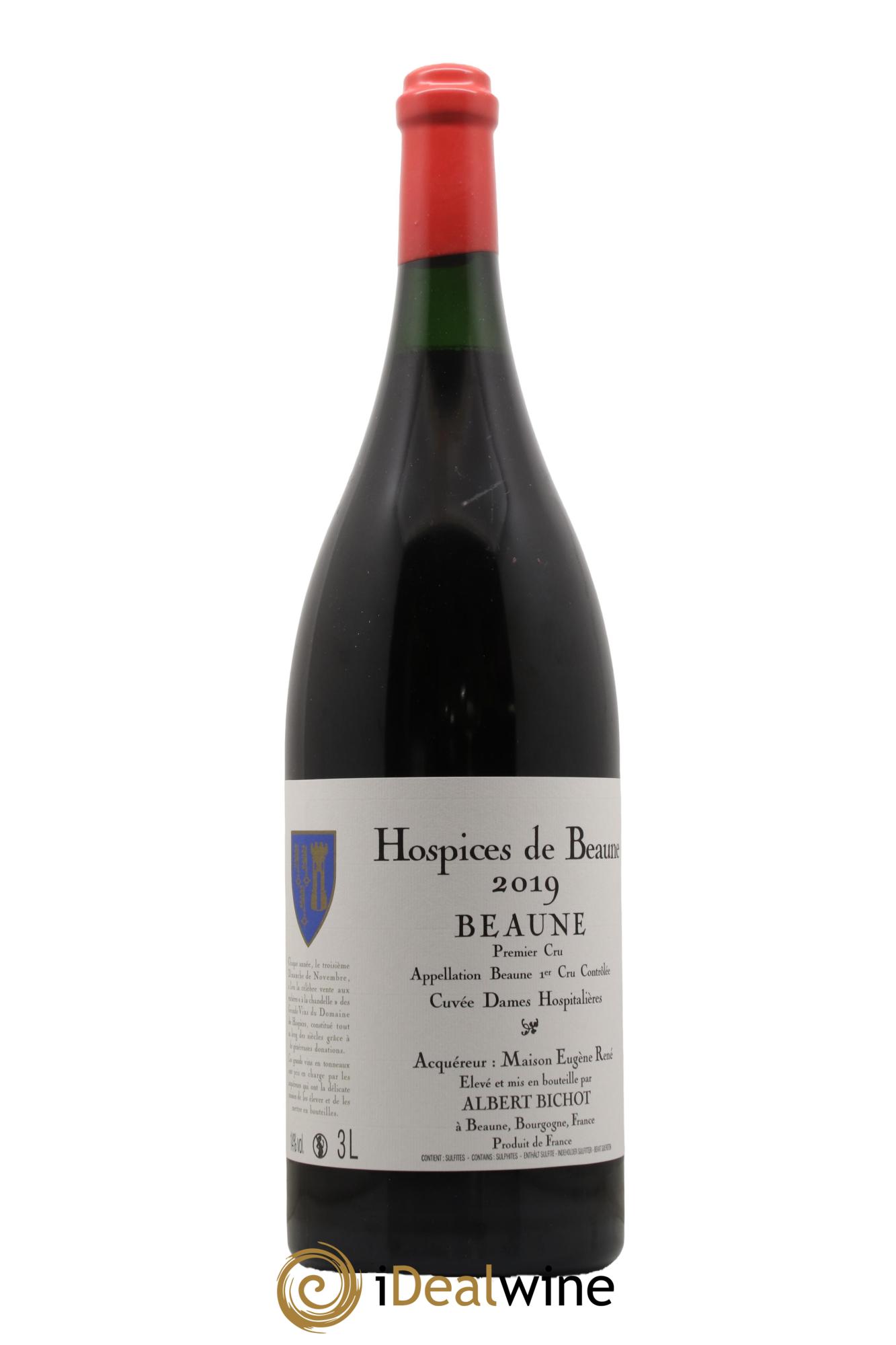 Beaune 1er Cru Cuvee Dames Hospitalieres Hospices de Beaune Albert Bichot 2019 - Lot de 1 double magnum - 0