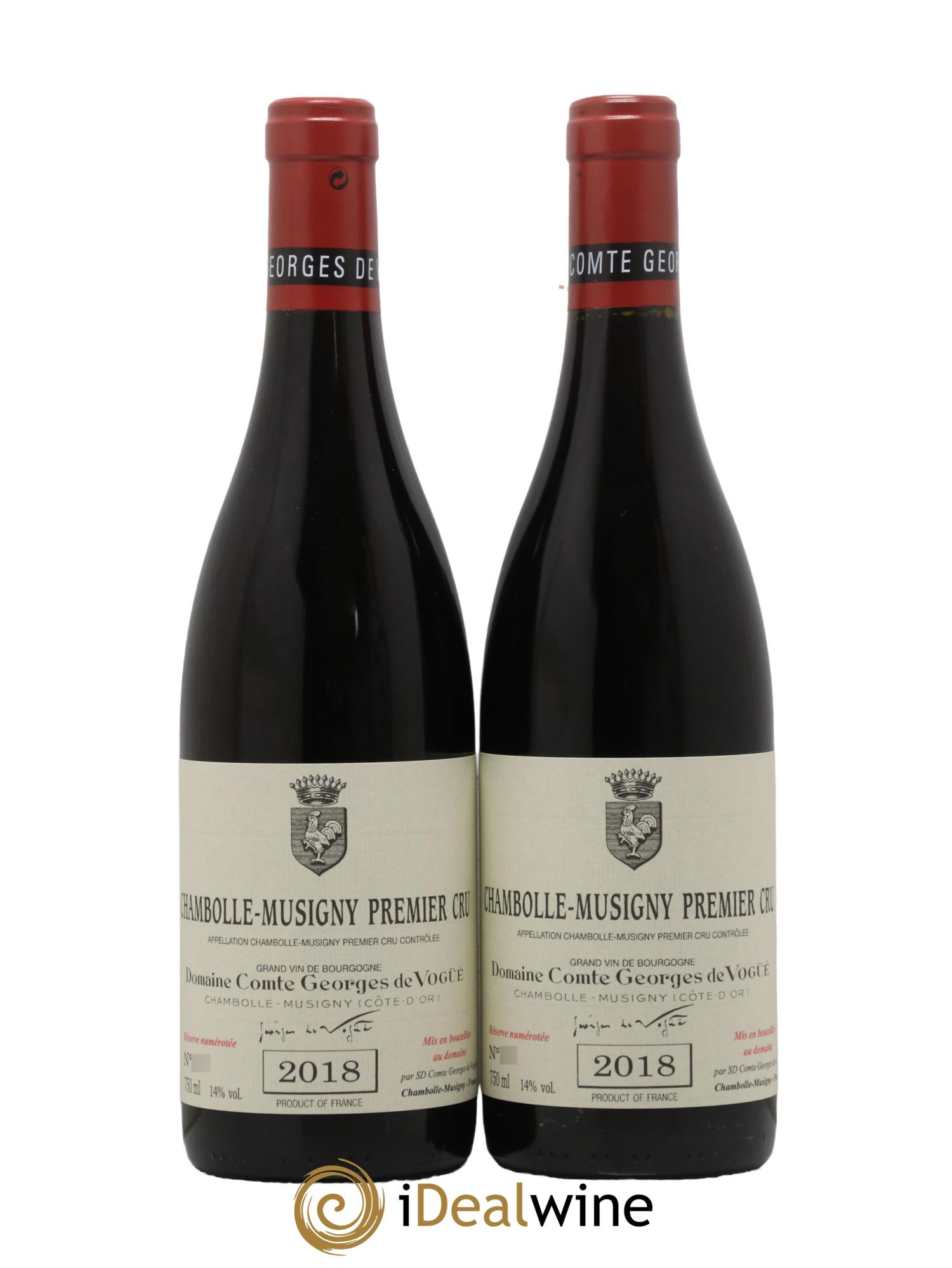 Chambolle-Musigny 1er Cru Comte Georges de Vogüé 2018 - Lot de 2 bouteilles - 0