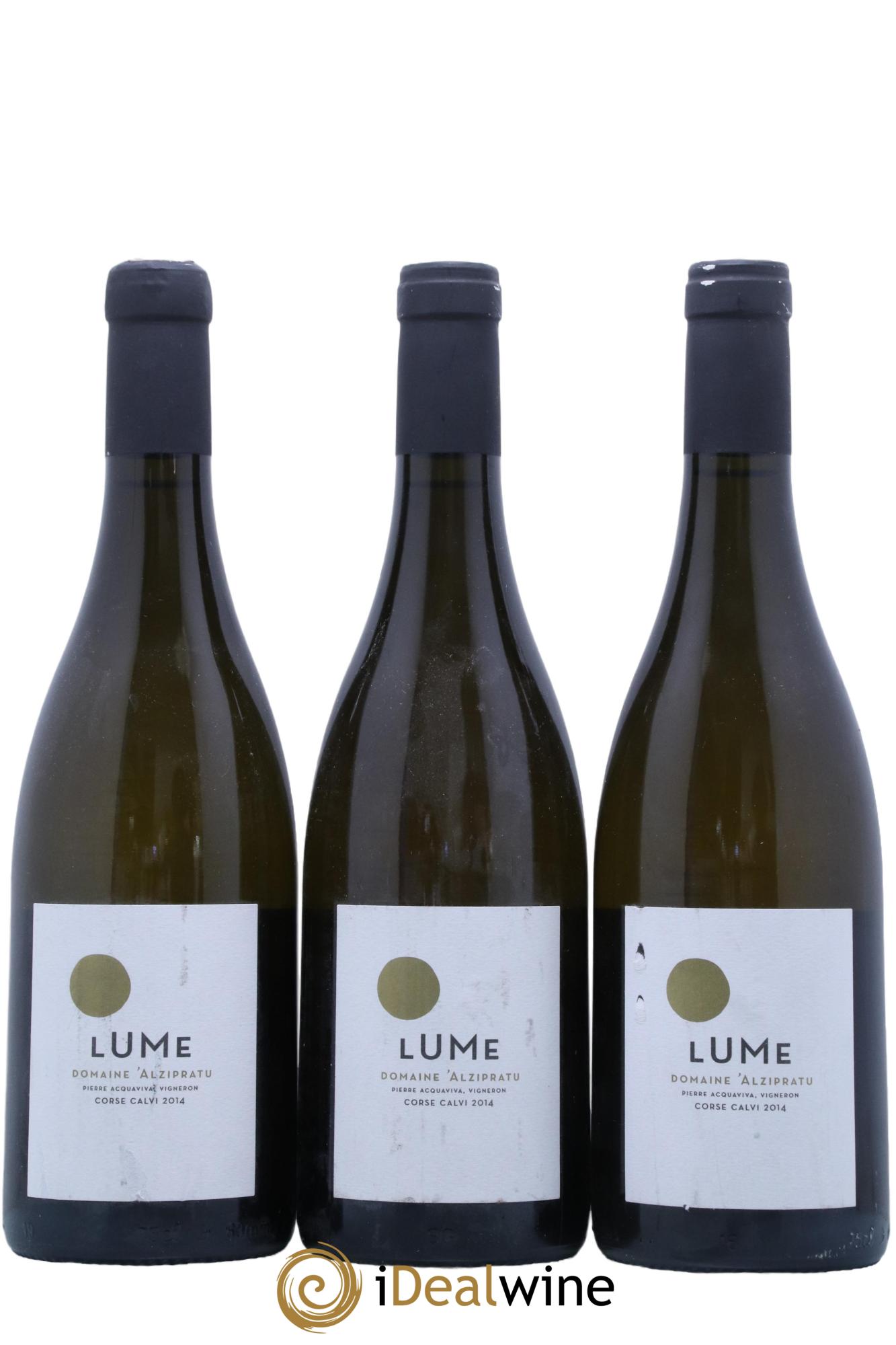 Vin de Corse Calvi Lume Domaine Alzipratu 2014 - Posten von 3 Flaschen - 0