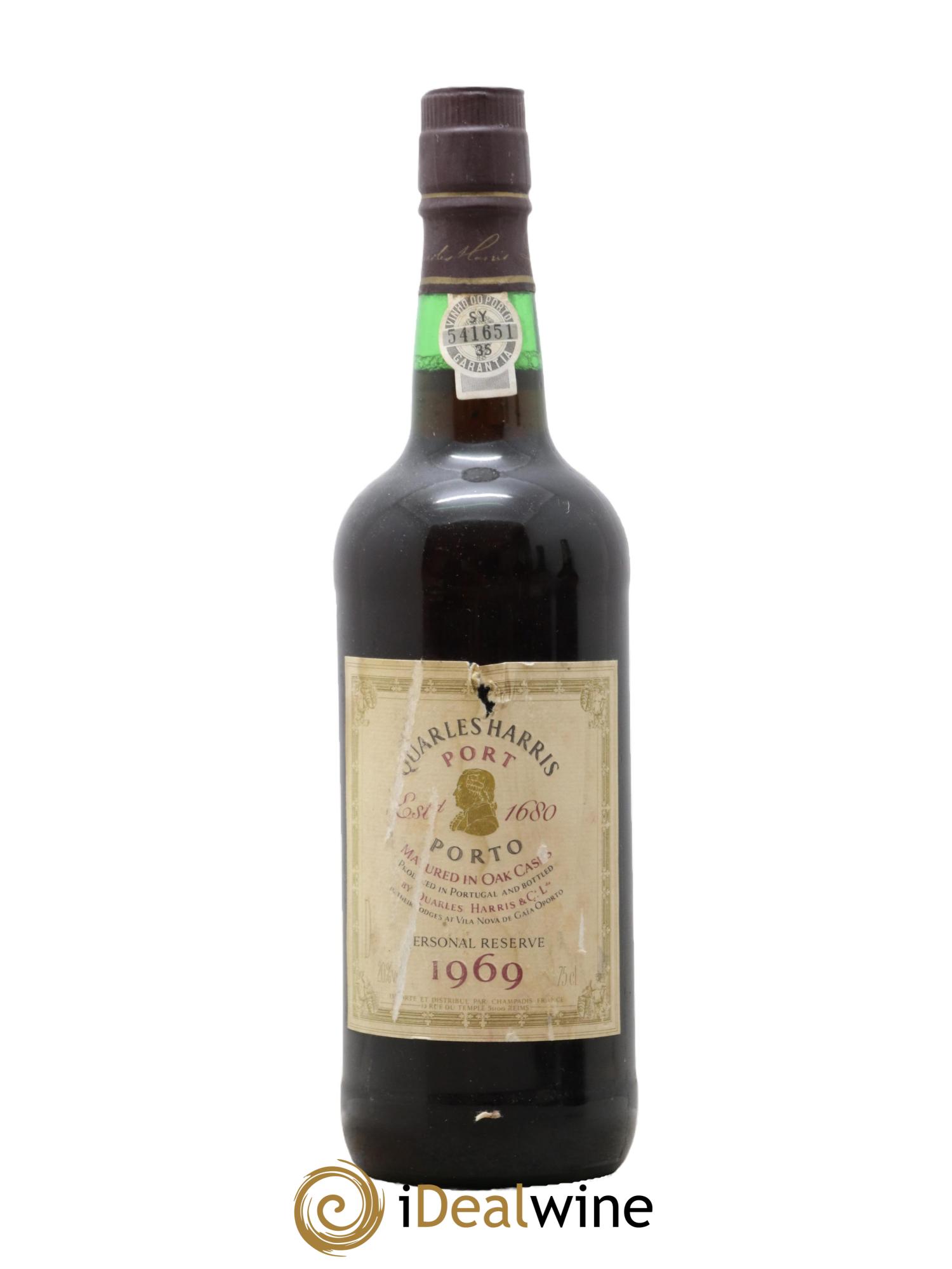 Porto Reserve Quarles Harris 1969 - Lot de 1 bouteille - 0