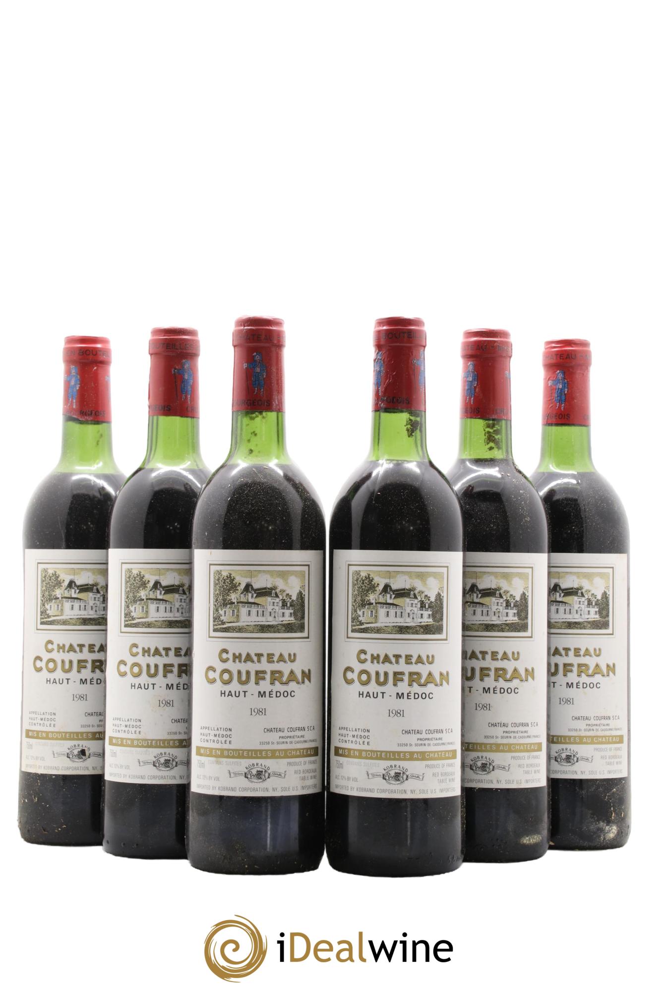 Château Coufran Cru Bourgeois 1981 - Lotto di 6 bottiglie - 0